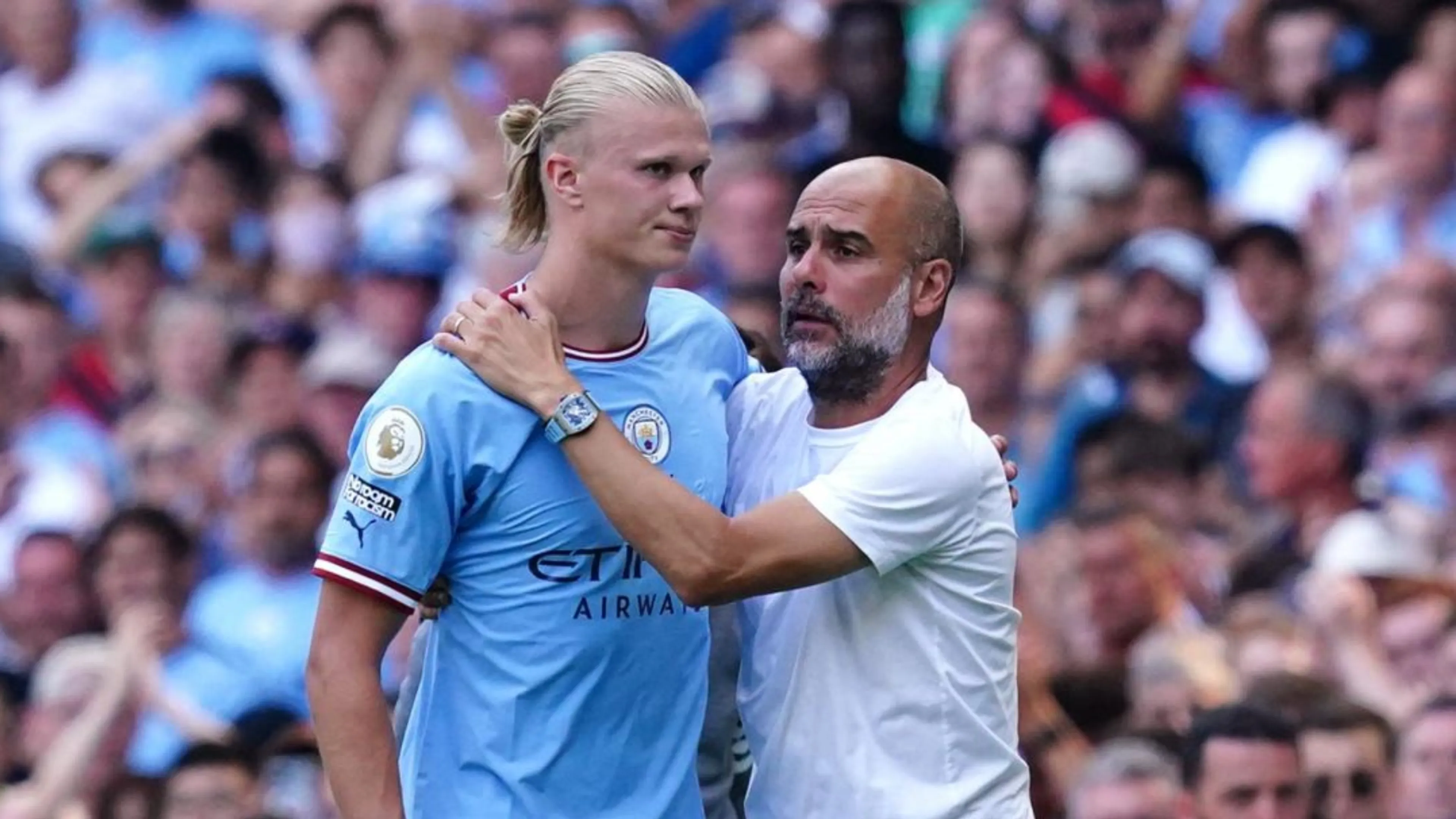 Haaland, la caviglia fa crack, salta Norvegia-Italia? La frase di Guardiola è chiara