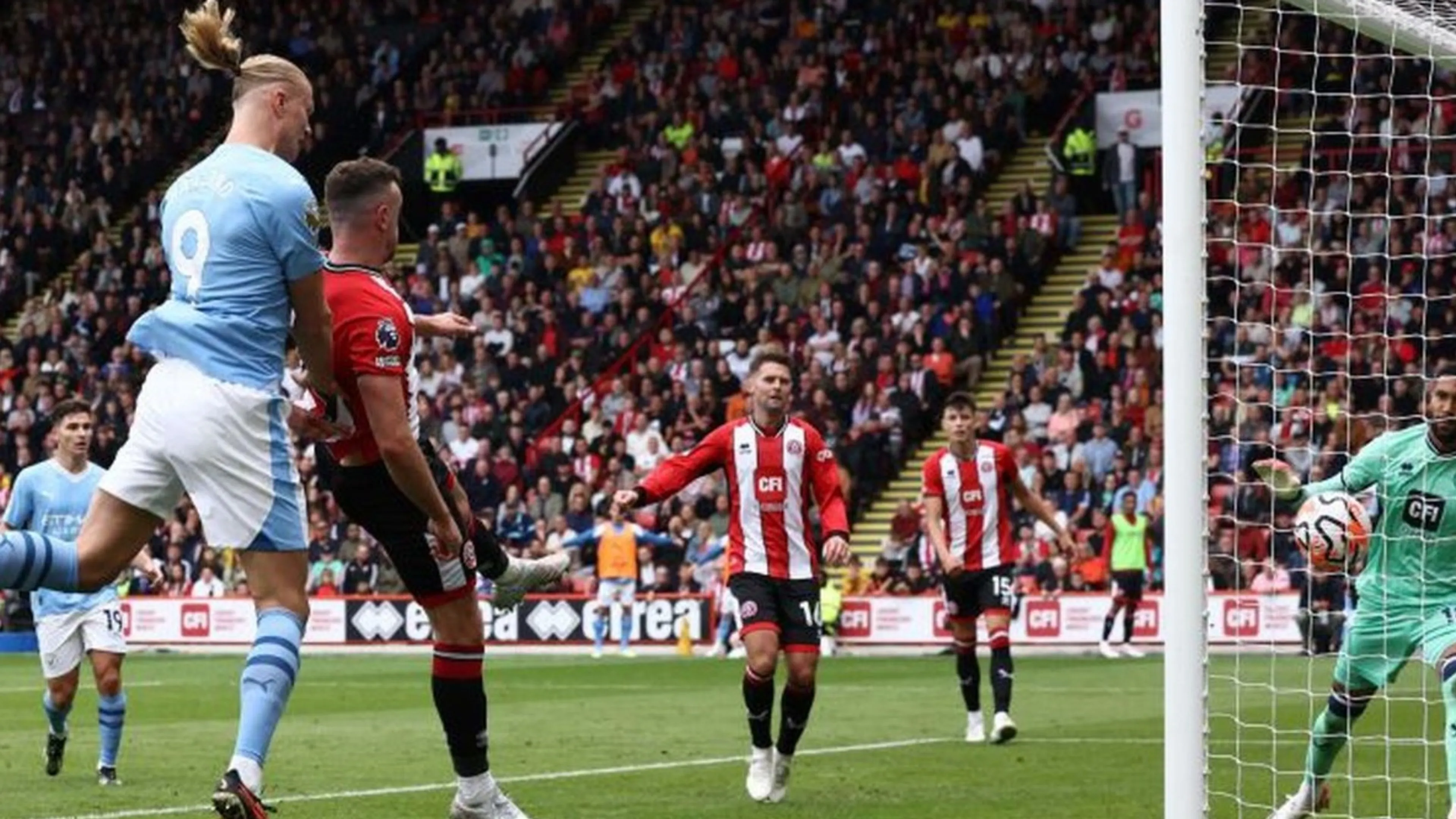 Copertina di Manchester City, Haaland ancora in gol: una presenza inaspettata durante l'esultanza