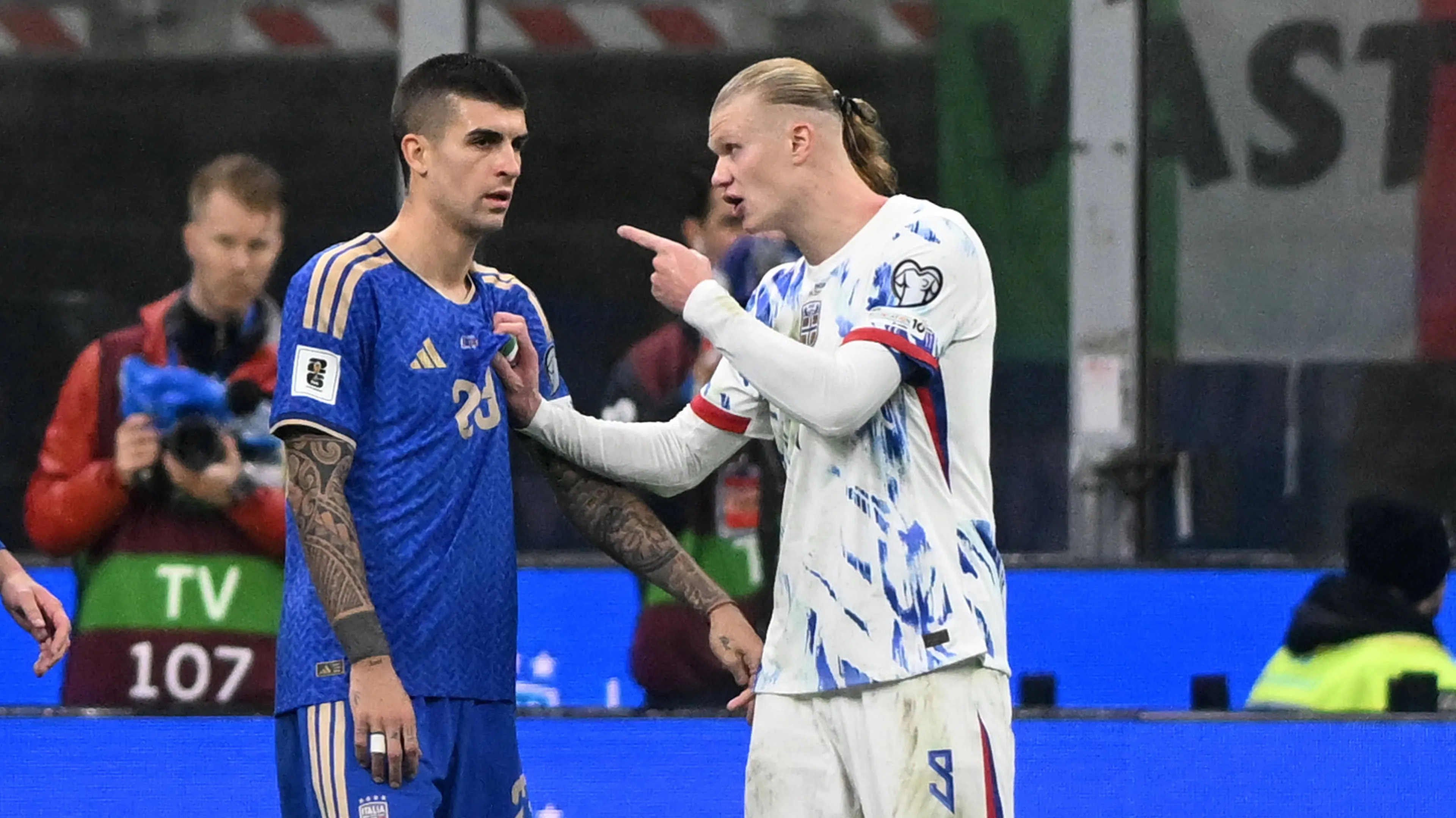 Italia-Norvegia, Haaland nel postpartita: "Mancini mi toccava il sedere! L'ho ringraziato per avermi motivato"