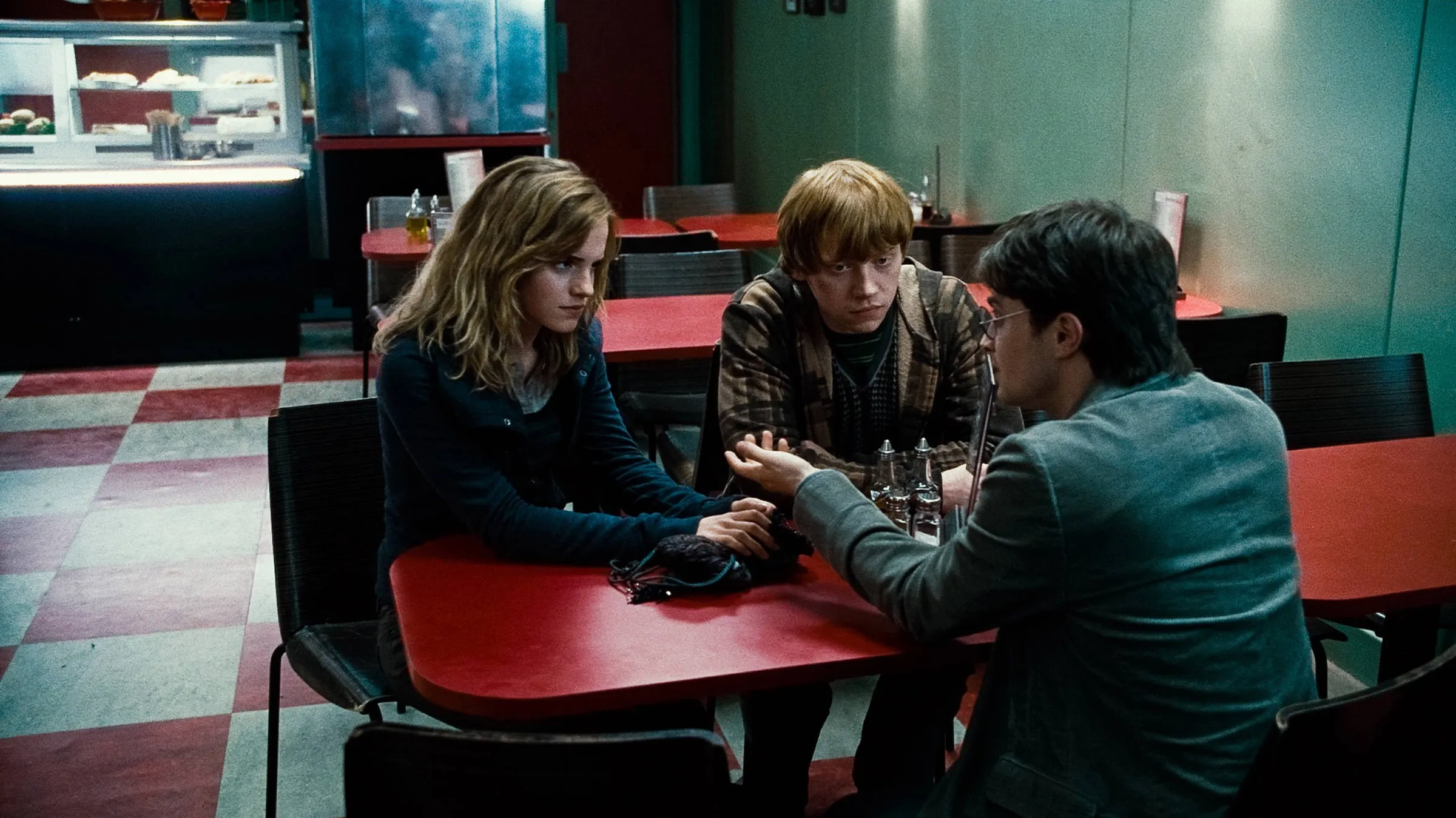 Harry, Ron ed Hermione al Luchino Caffè