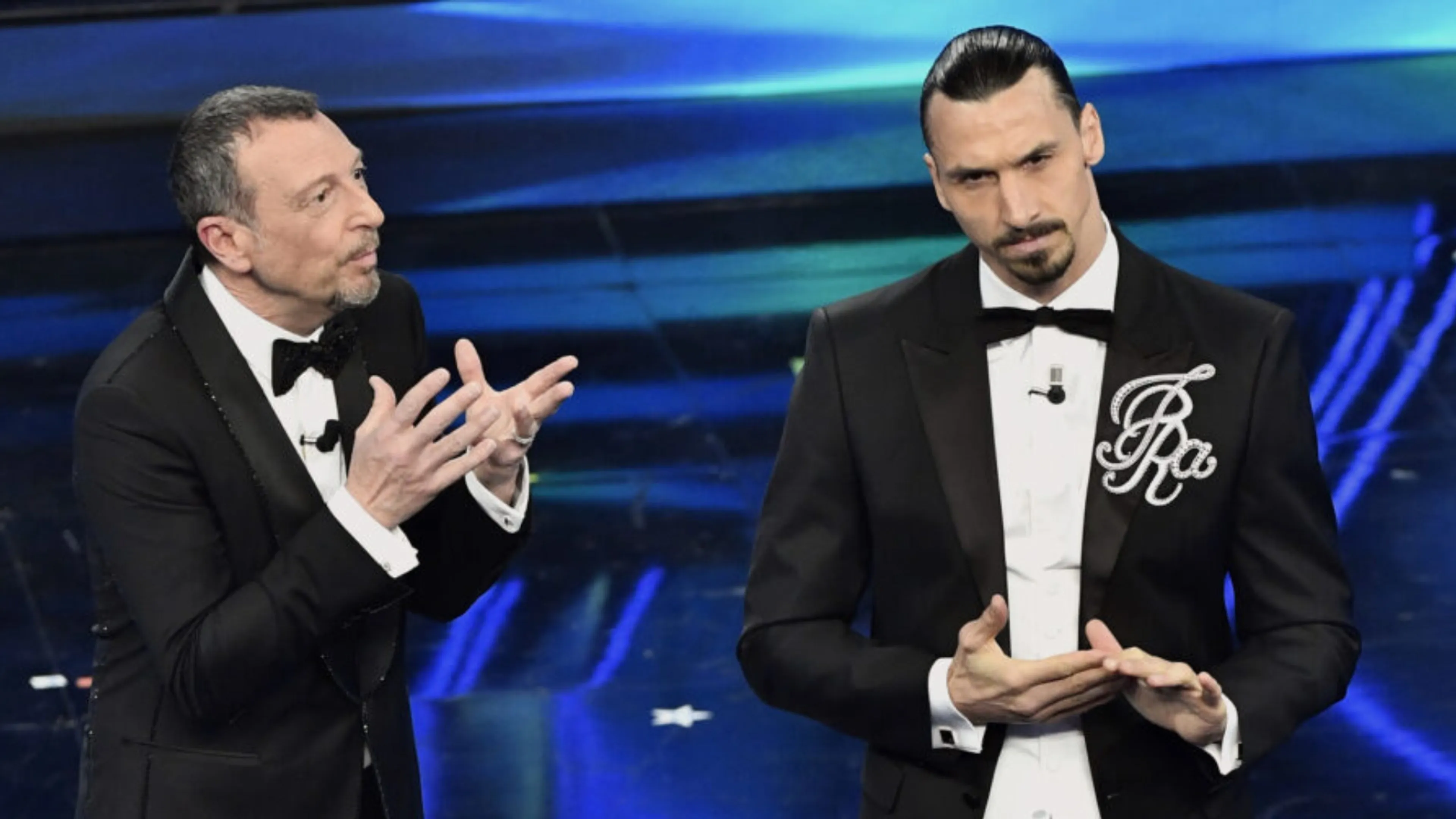 Copertina di Sanremo 2023, il solito Ibrahimovic scherza su ig con Amadeus