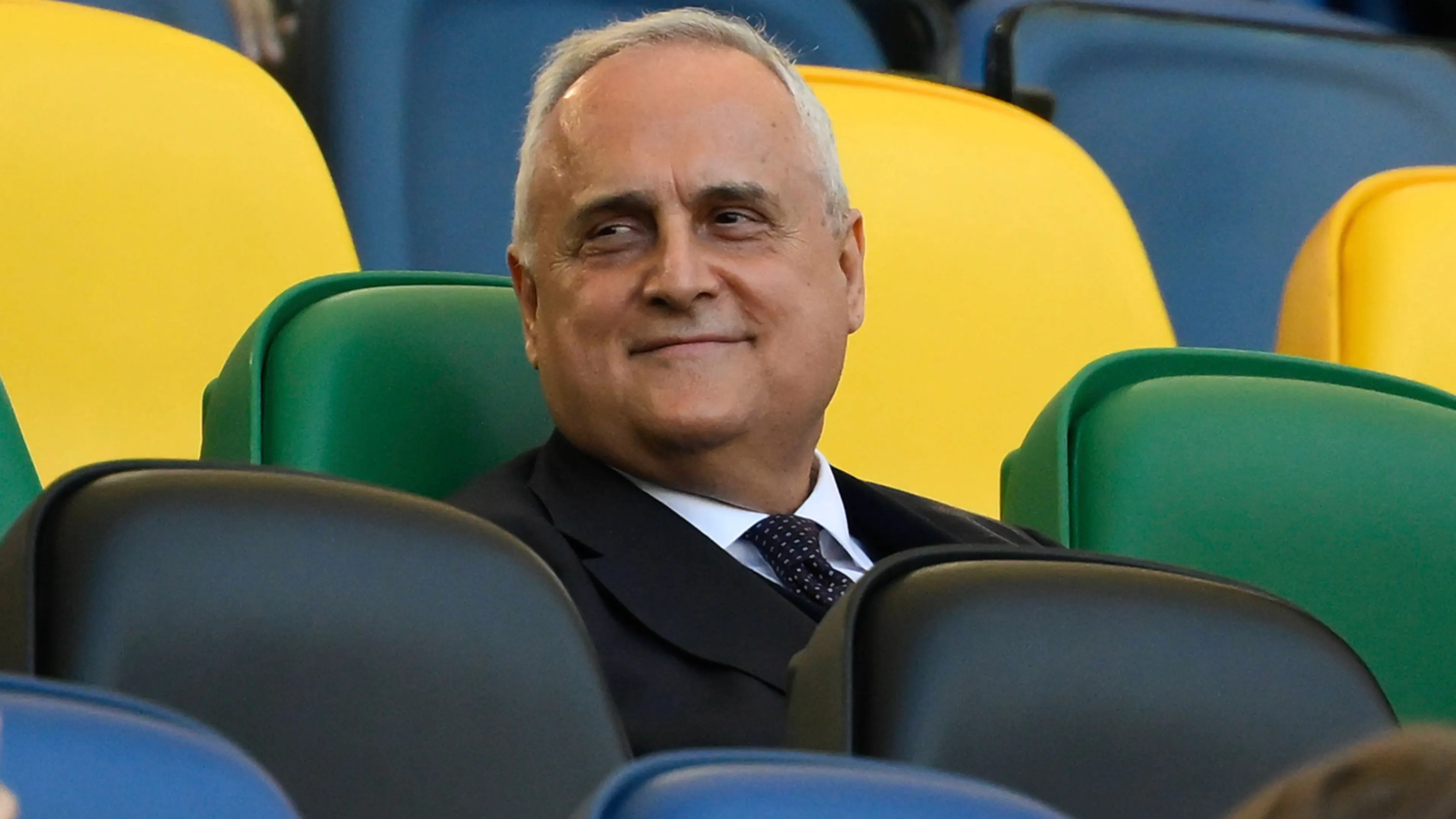 Lazio-Juve, il gesto di Lotito dopo il gol di Basic. Il video è virale