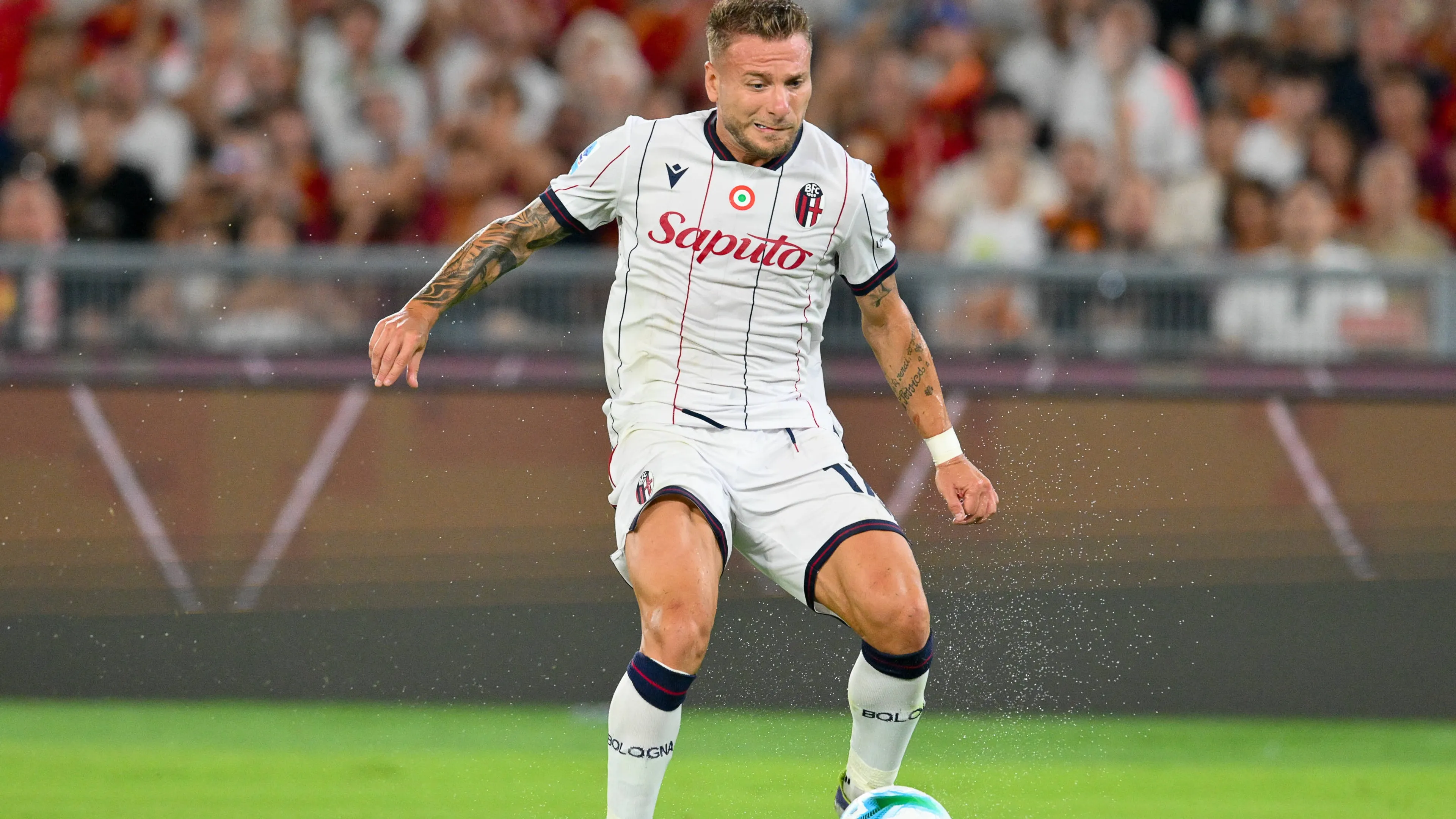 Ciro Immobile con la maglia del Bologna