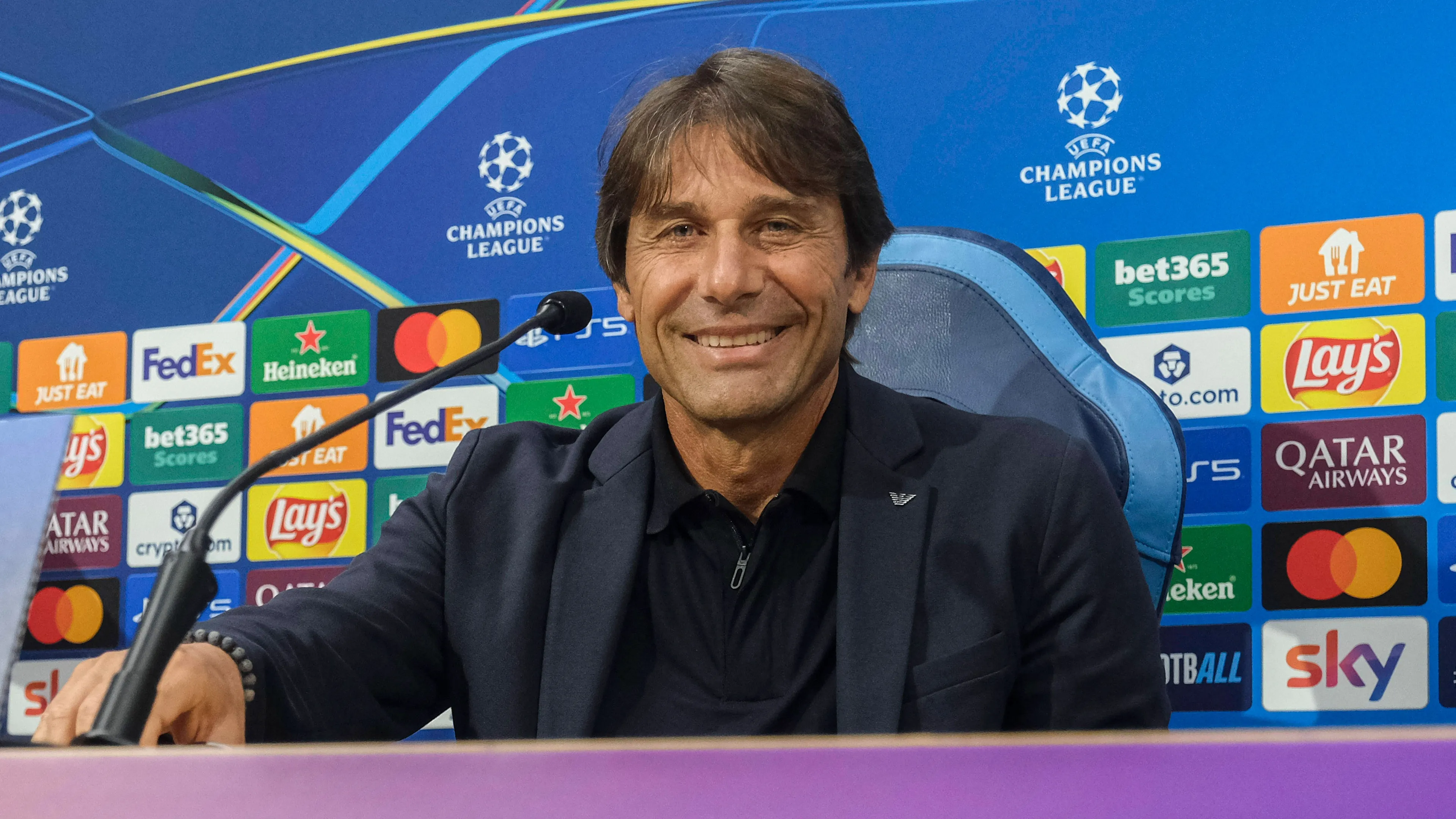 Diletta Leotta fa scoppiare a ridere Conte dopo Napoli-Juventus: ecco cos'è successo