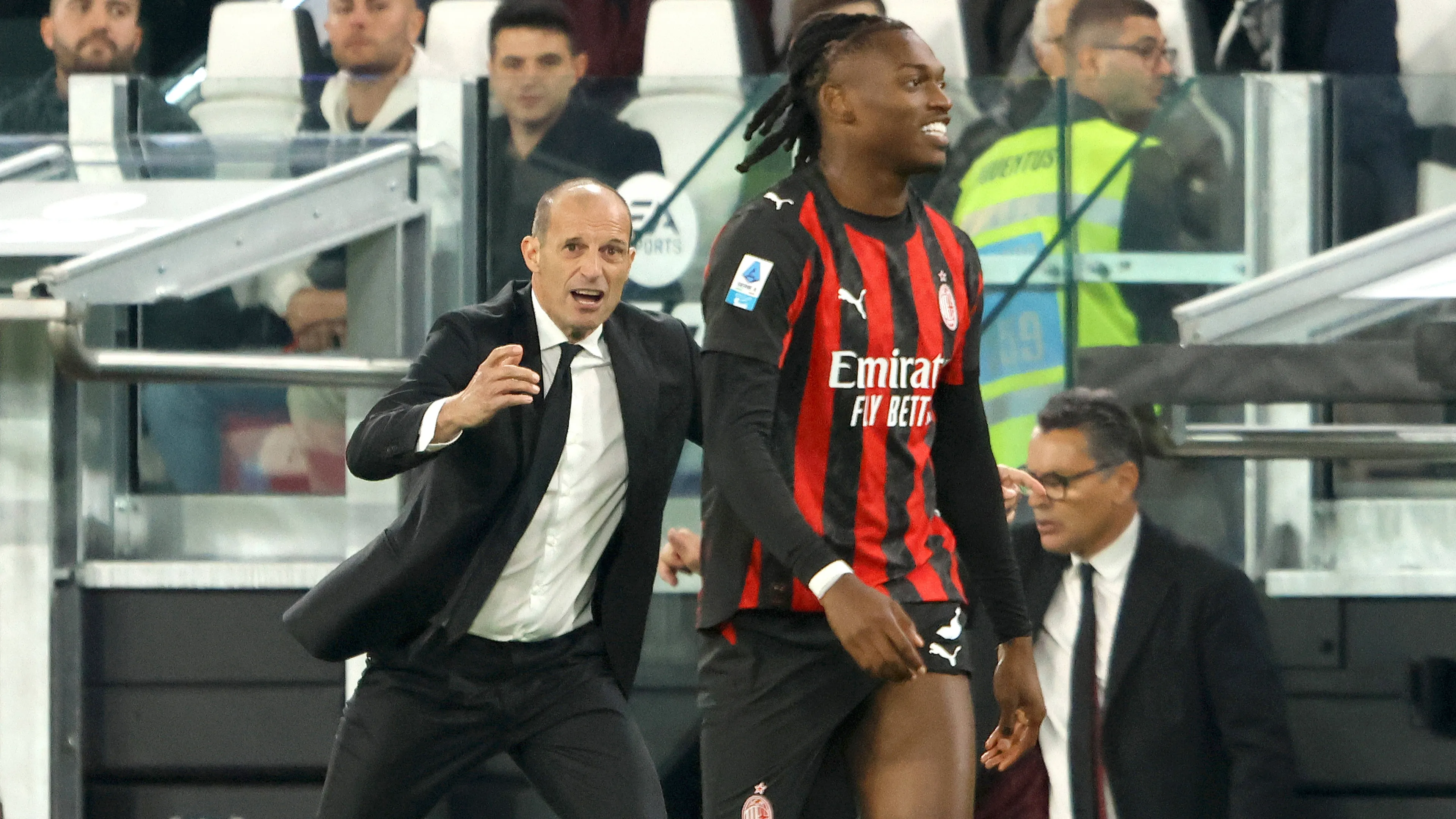 Allegri contro Leao dopo Juventus-Milan: cos'è successo negli spogliatoi