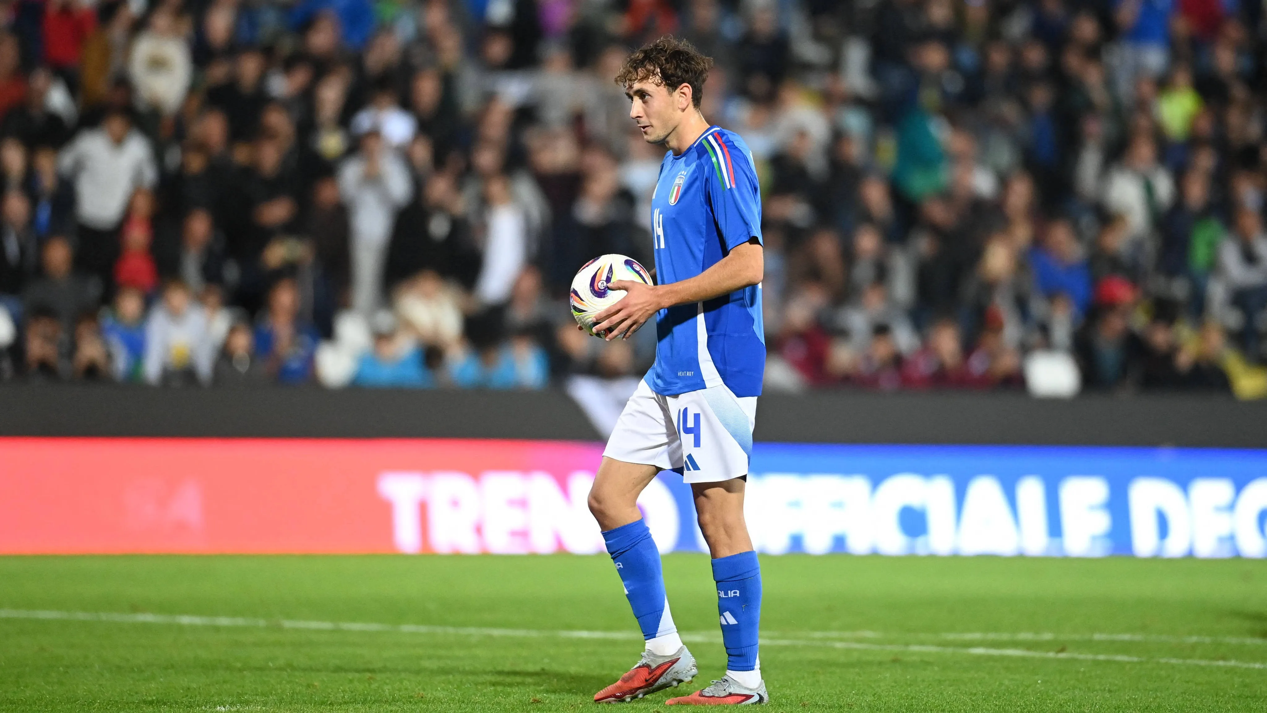 Tommaso Berti con l'Italia U21