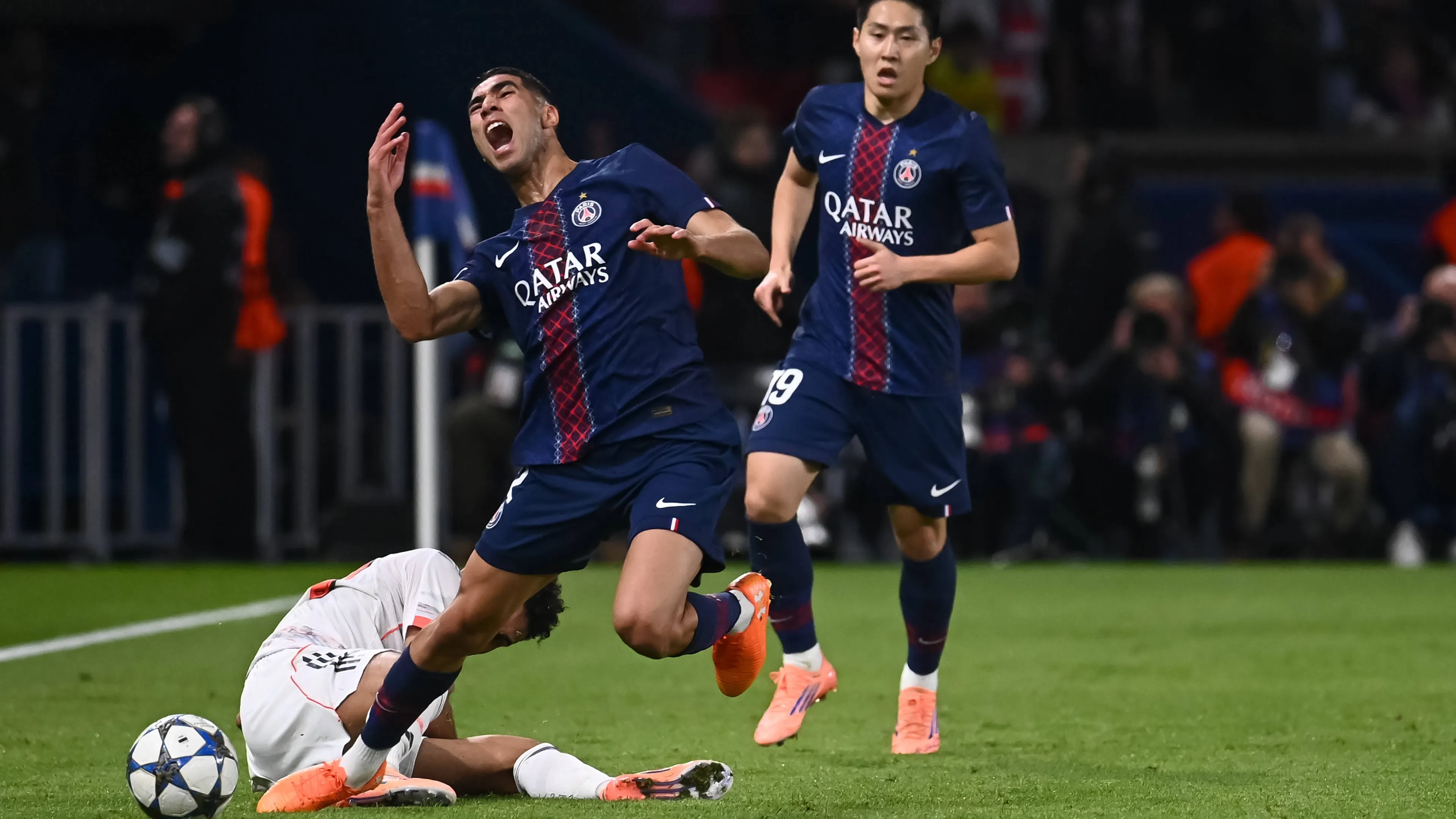 L'infortunio di Hakimi contro il Bayern Monaco