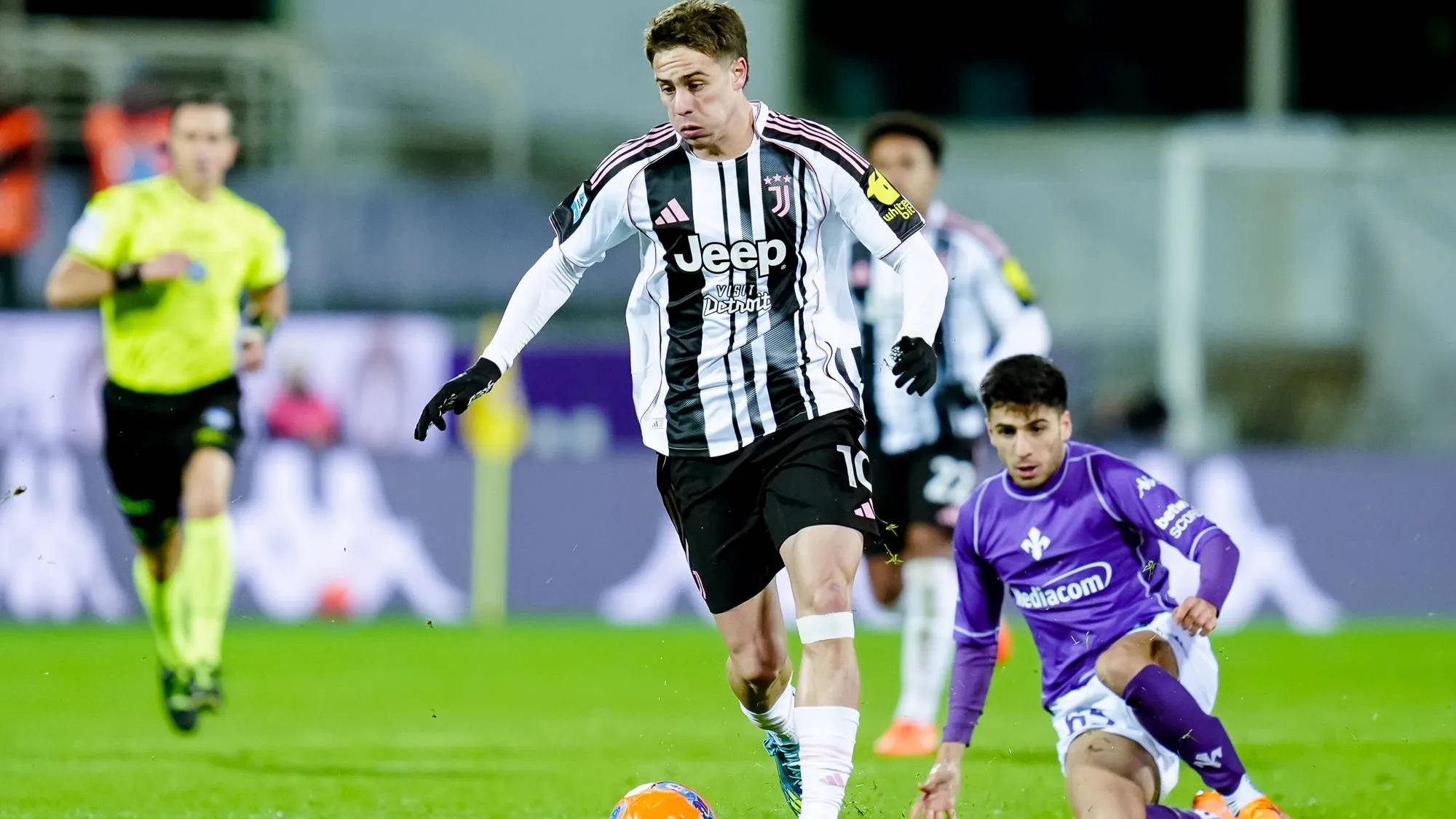 Kenan Yildiz contro la Fiorentina