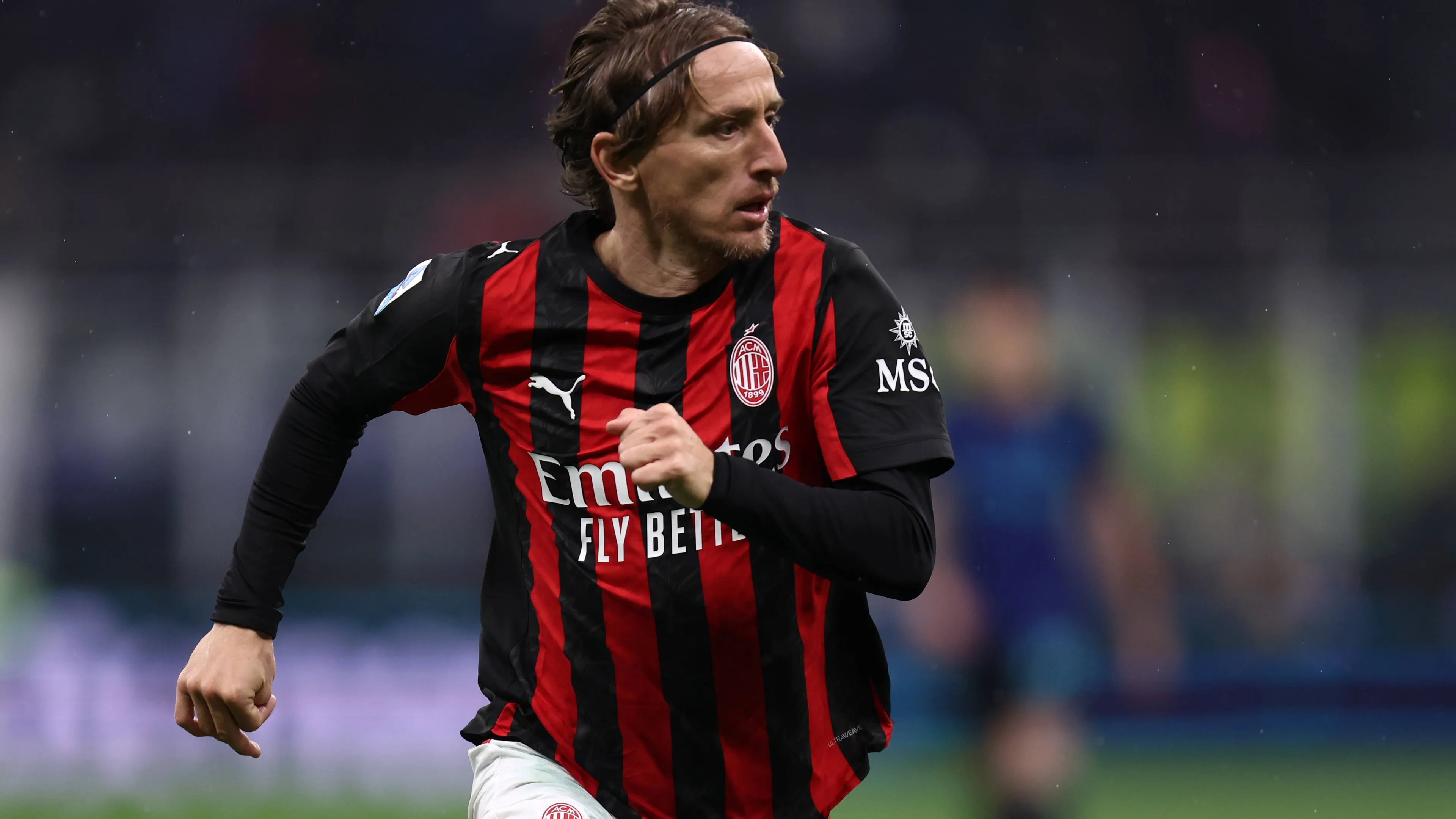 Luka Modric, alla prima stagione con la maglia del Milan
