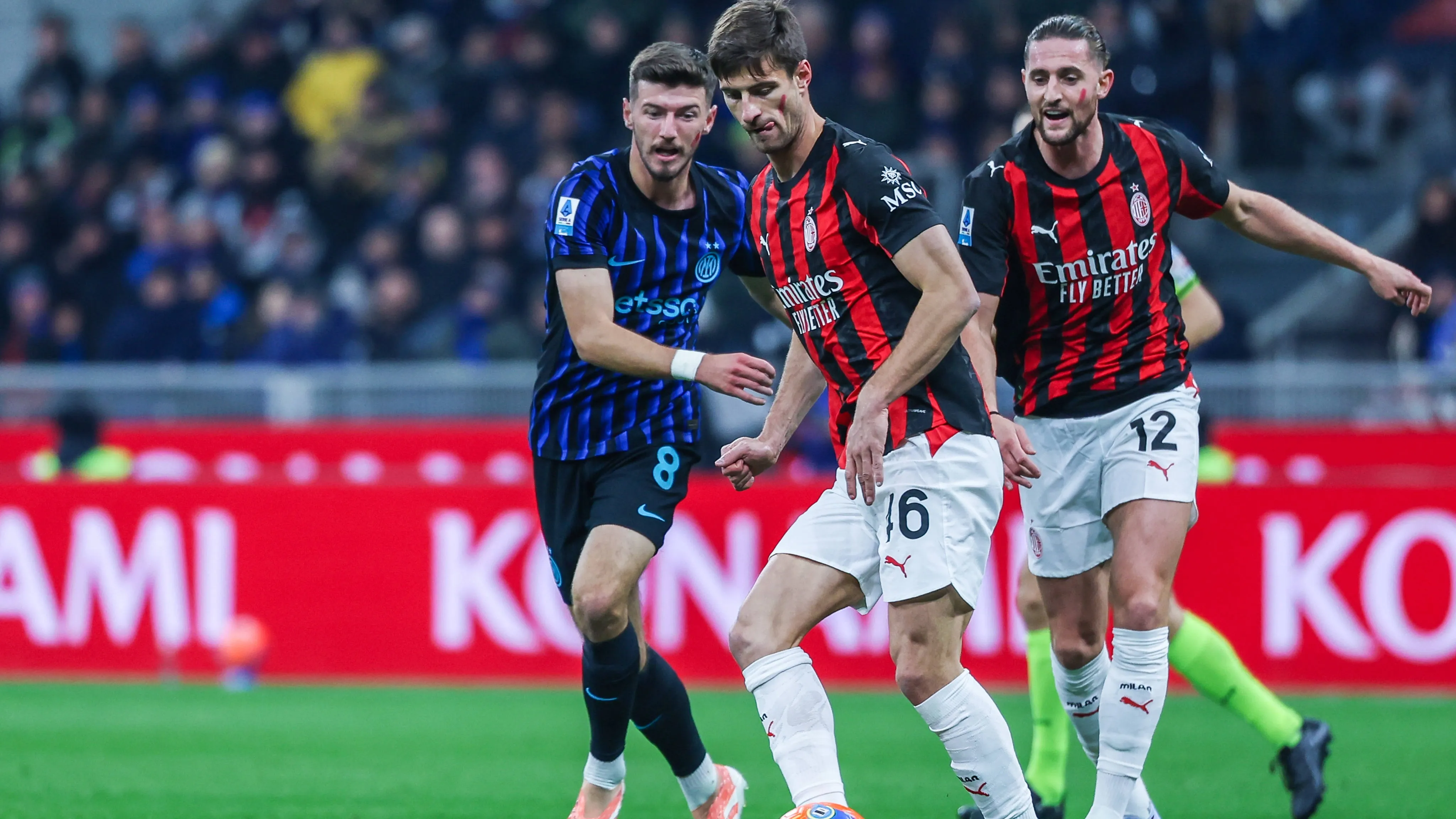 Gabbia nel derby contro l'Inter