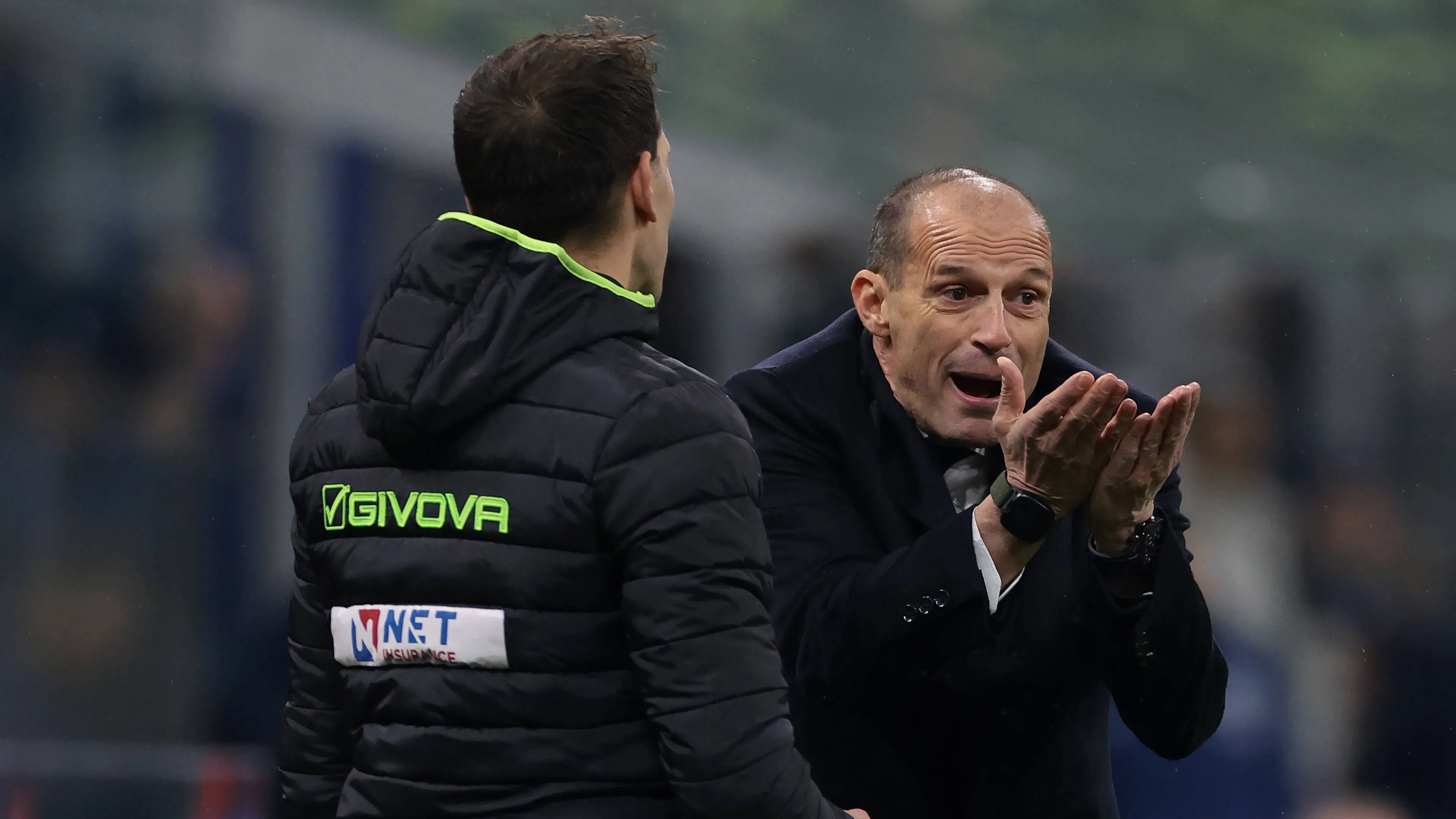 Inter-Milan, Allegri è una furia contro Sozza: "Mi fate incazzare"