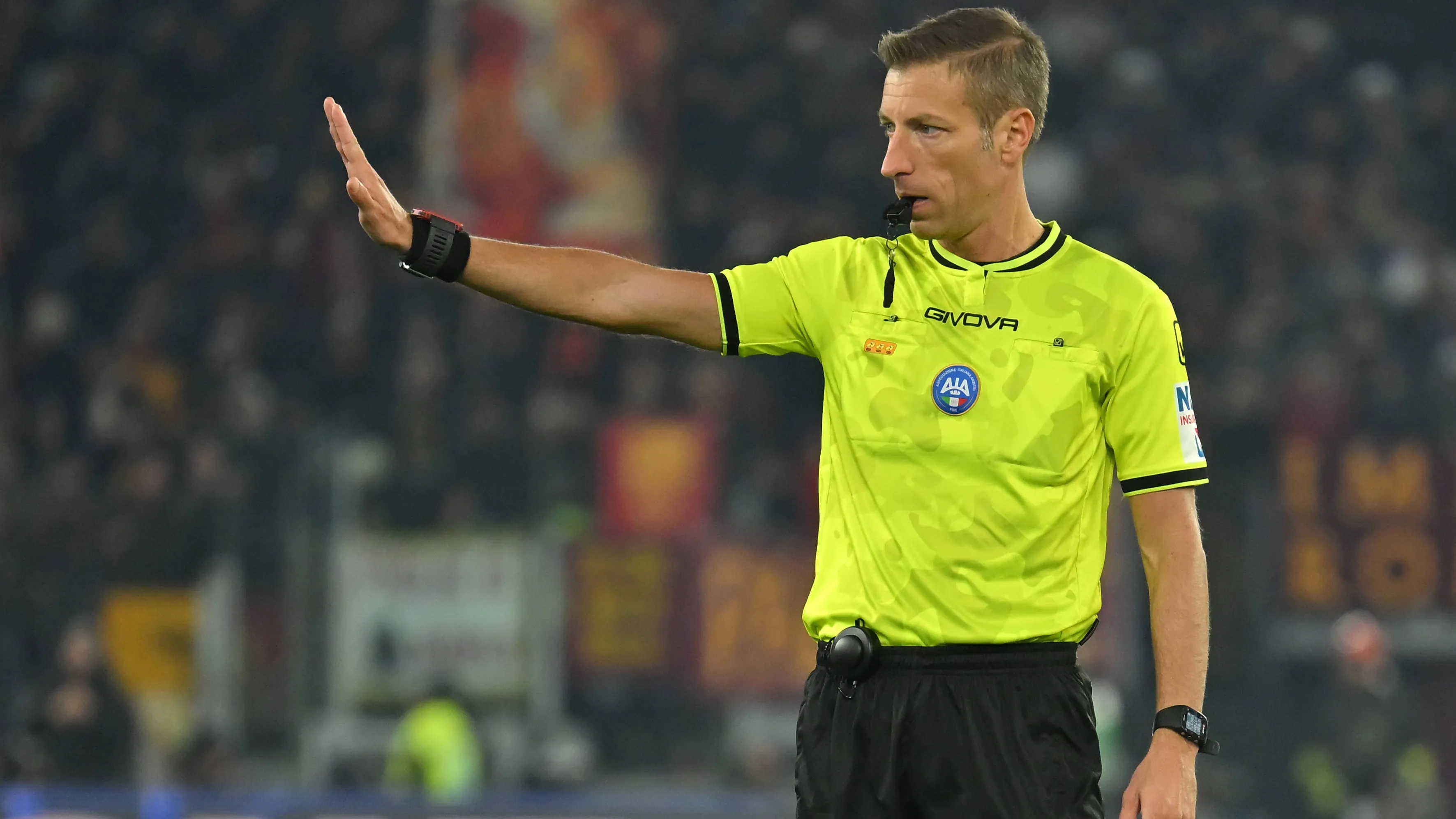 Davide Massa, arbitro di Roma-Napoli