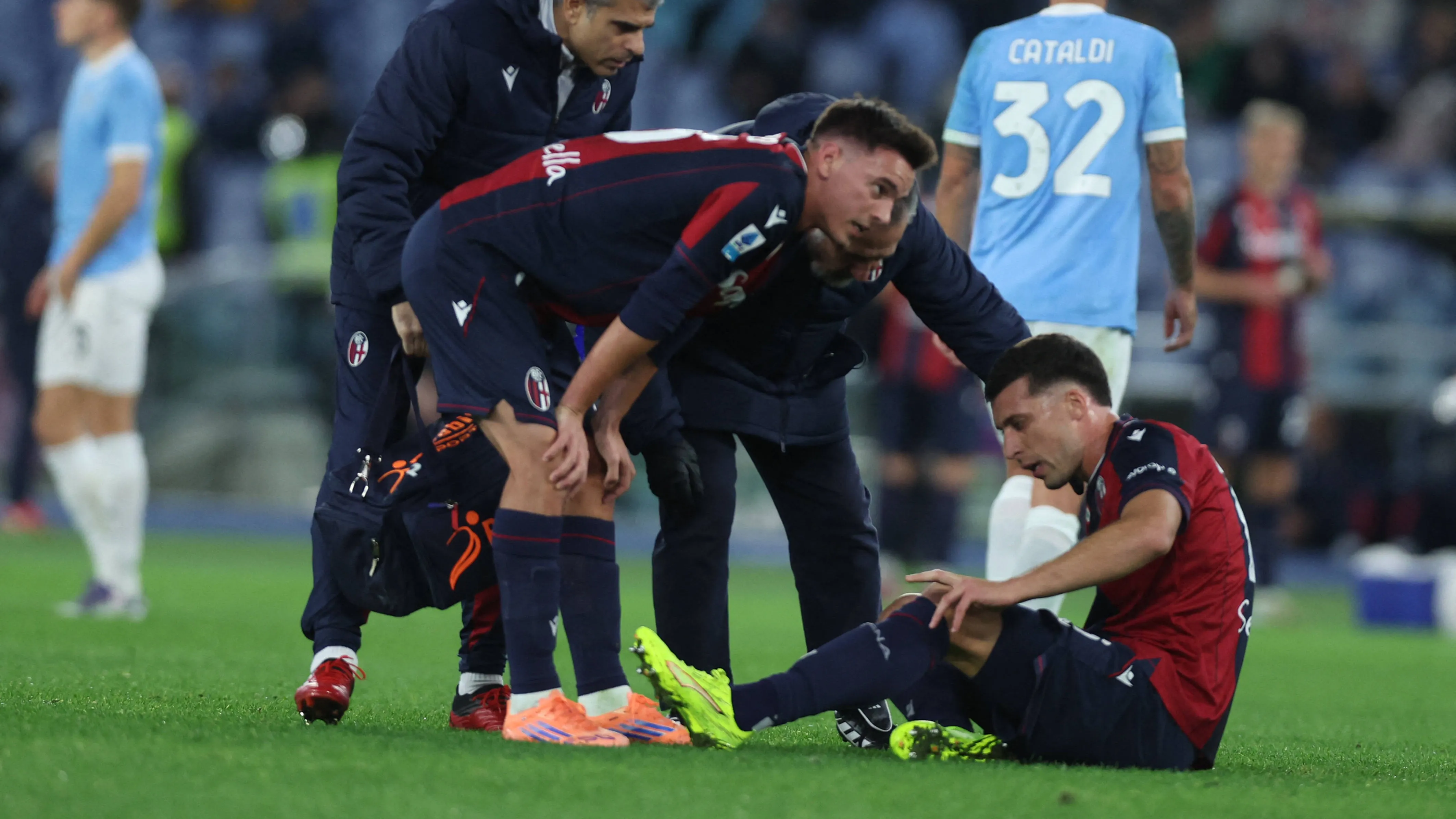 Lesione di basso grado del bicipite femorale sinistro per Nicolò Casale