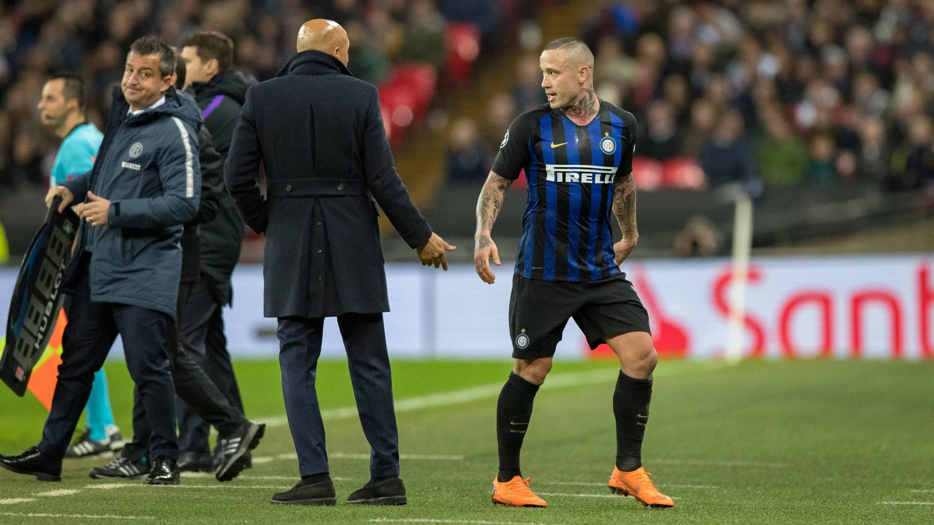 Nainggolan e Spalletti ai tempi dell'Inter