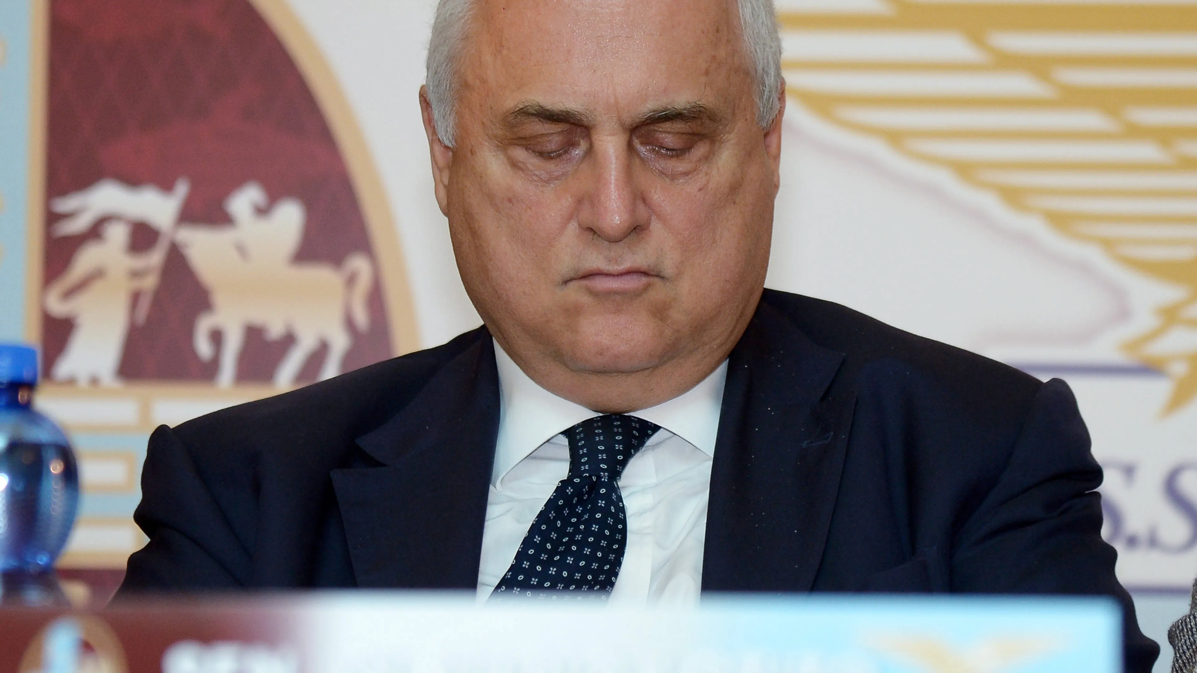 lotito, bloccato il mercato in entrata della lazio