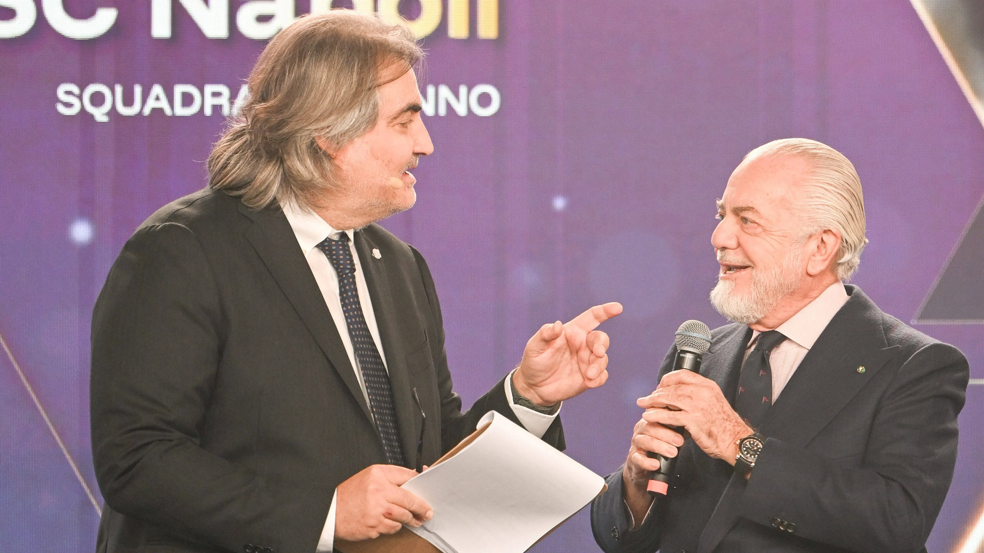 De Laurentiis mette in imbarazzo Pardo: "Ma chi glielo ha detto?" (VIDEO)