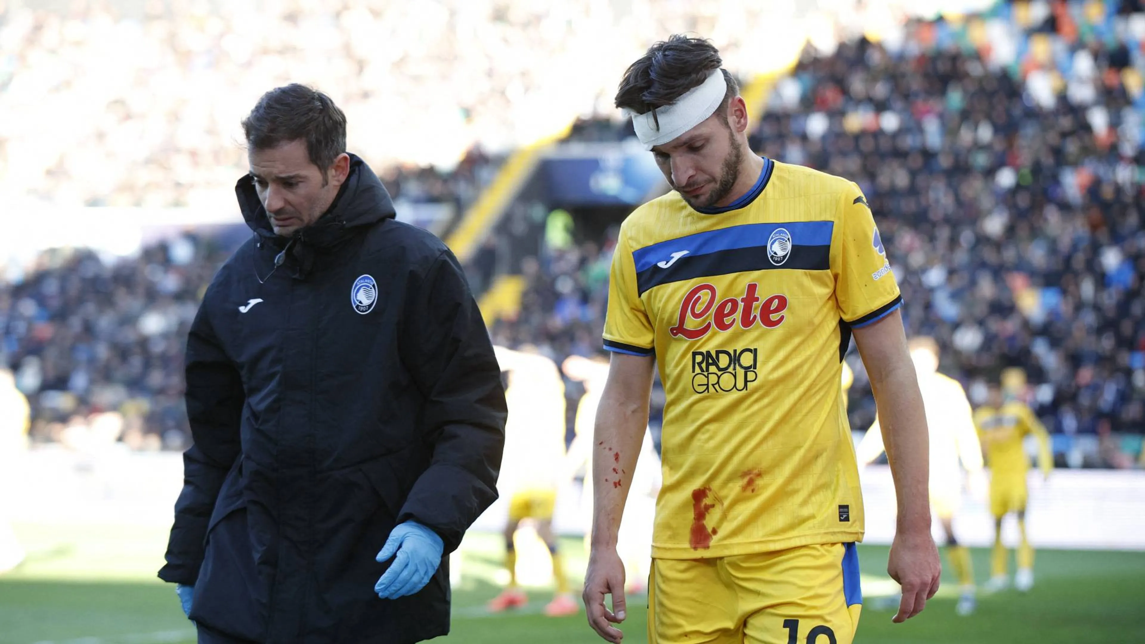 Infortunio Djimsiti: trauma cranico. Quando torna il difensore dell'Atalanta?