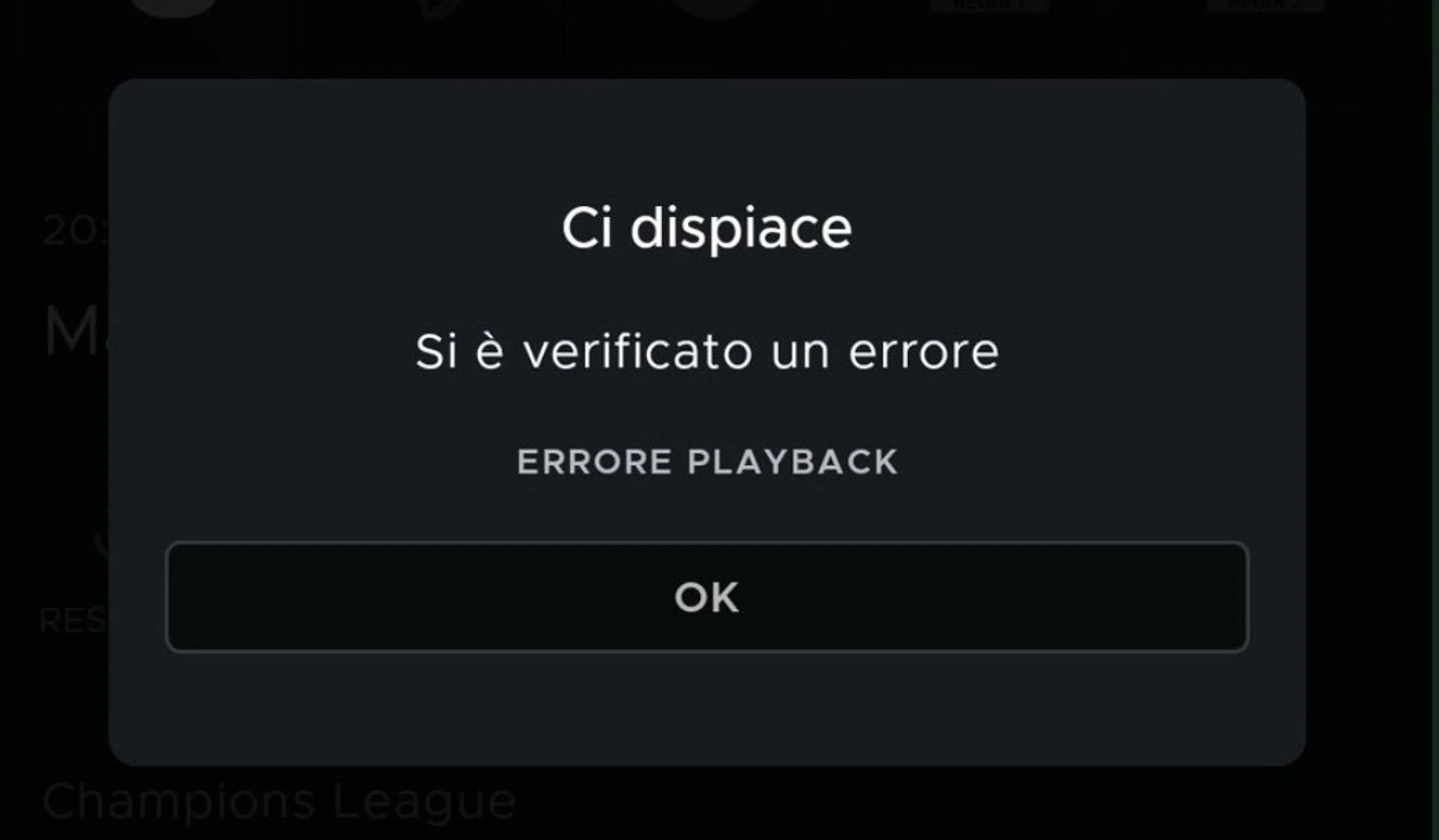 Copertina di Infinity, problemi e disservizi durante le partite di Champions League: tifosi furiosi