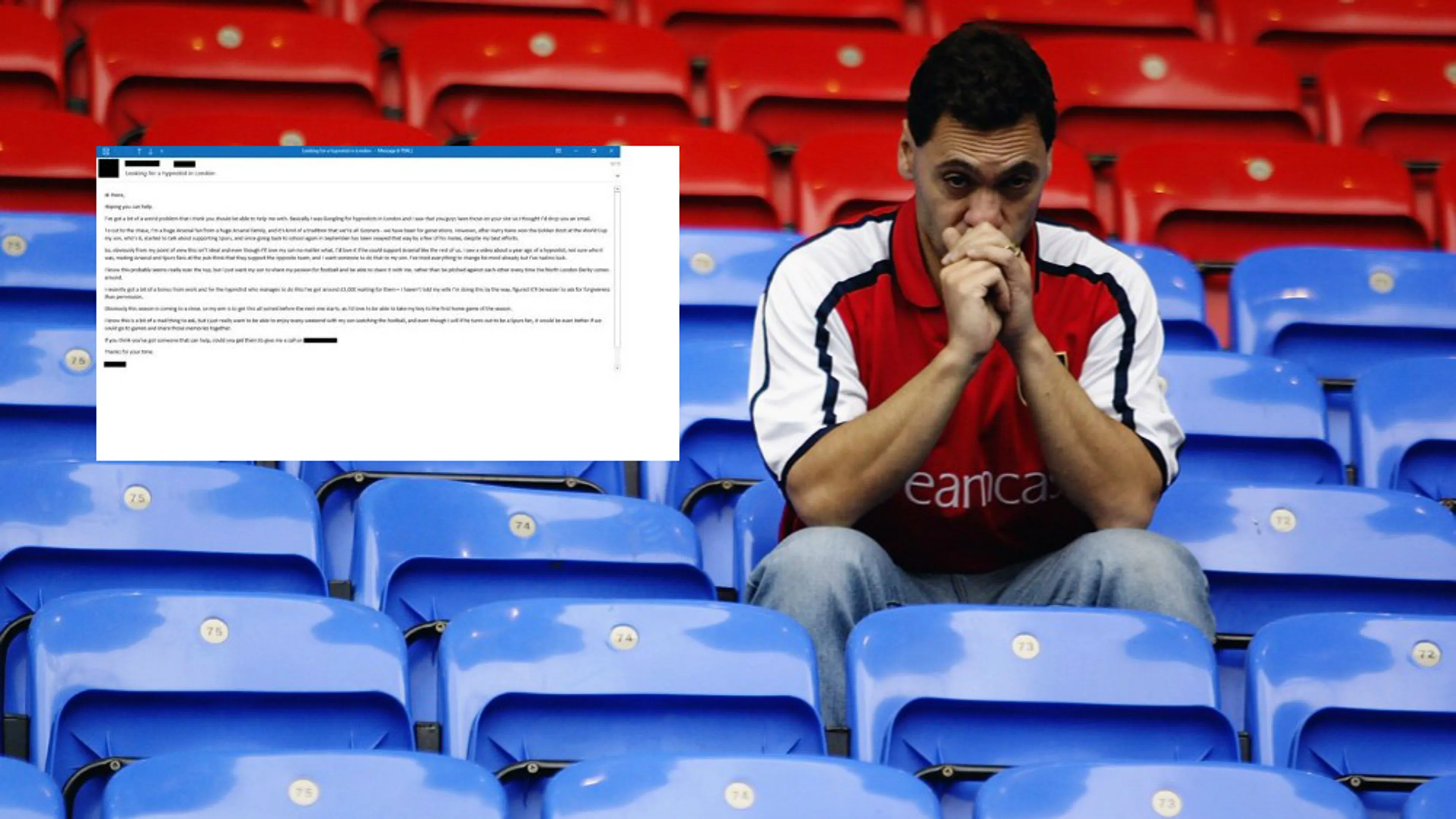 Copertina di Tifoso dei Gunners cerca ipnotizzatore per “convertire” il figlio che tifa Tottenham