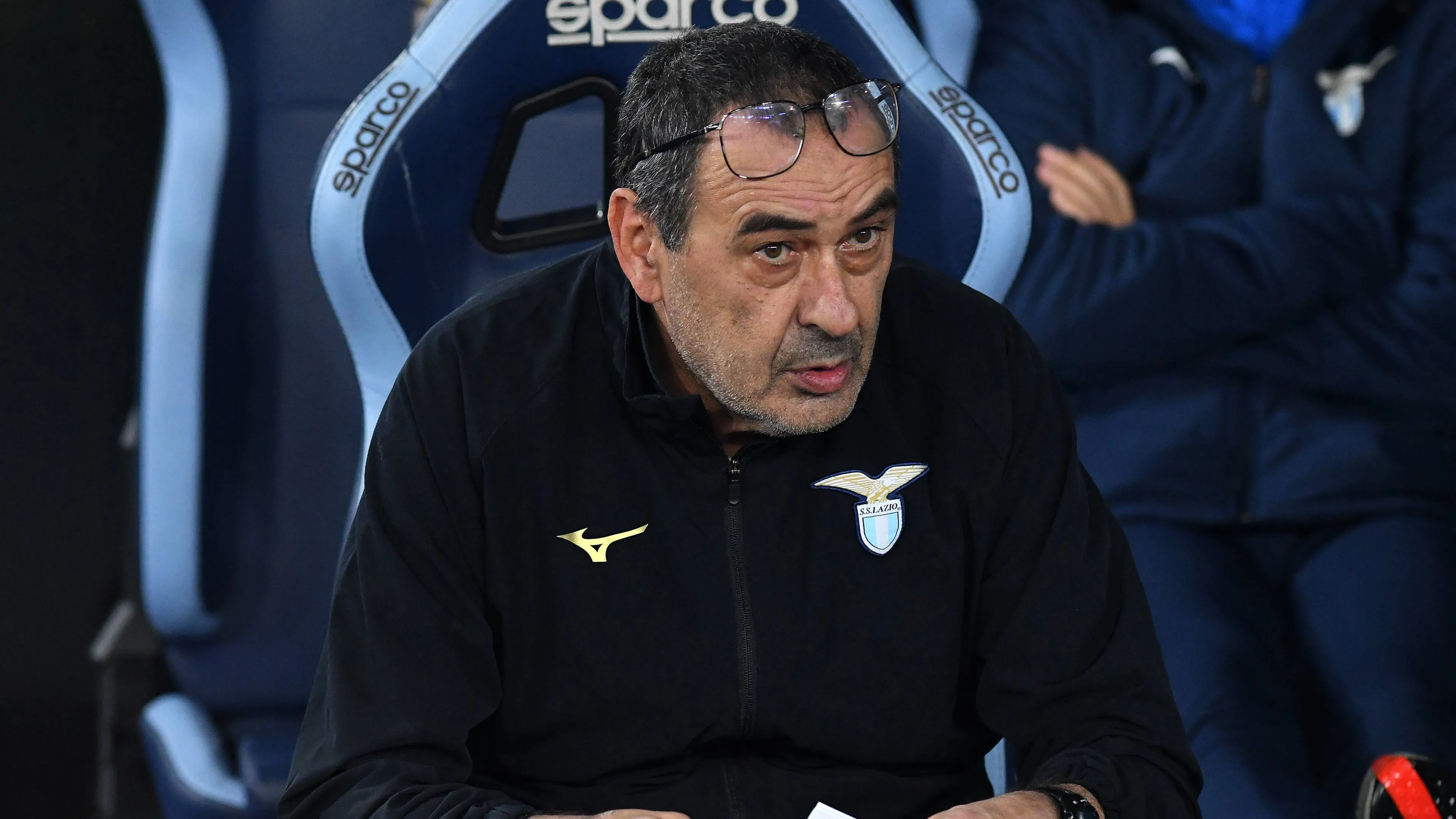 Copertina di Italy Soccer Serie A match Lazio v Milan Lazio trainer Maurizio Sarri during the Serie A match between Lazio v Milan at Olympic stadium Italy March 01st 2024 Imago Images Emmefoto Copyright xImago Images Emmefotox