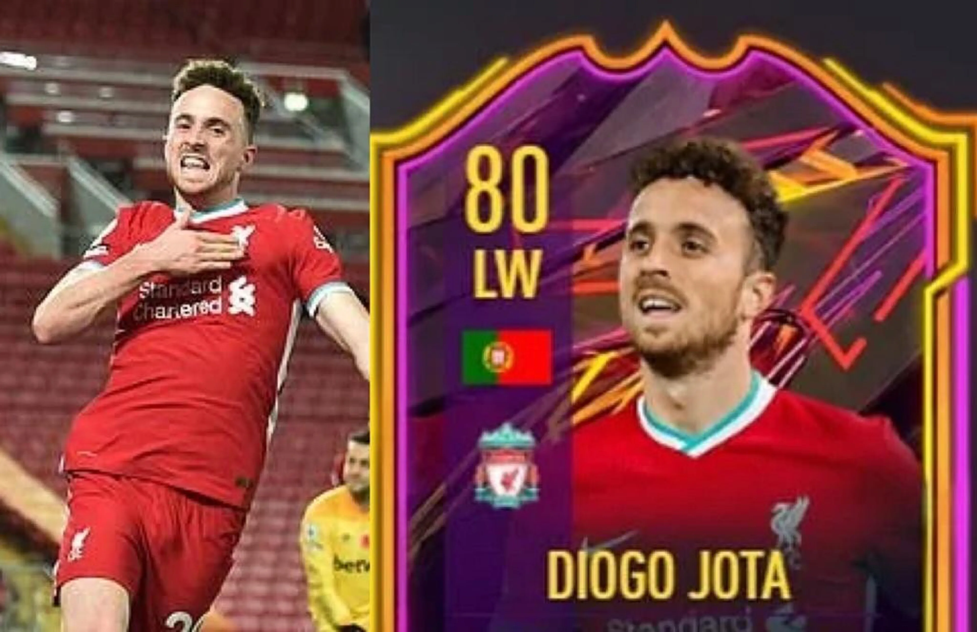 Copertina di Diogo Jota se la prende con…Fifa 21: “Non hanno nemmeno aggiornato la mia carta”
