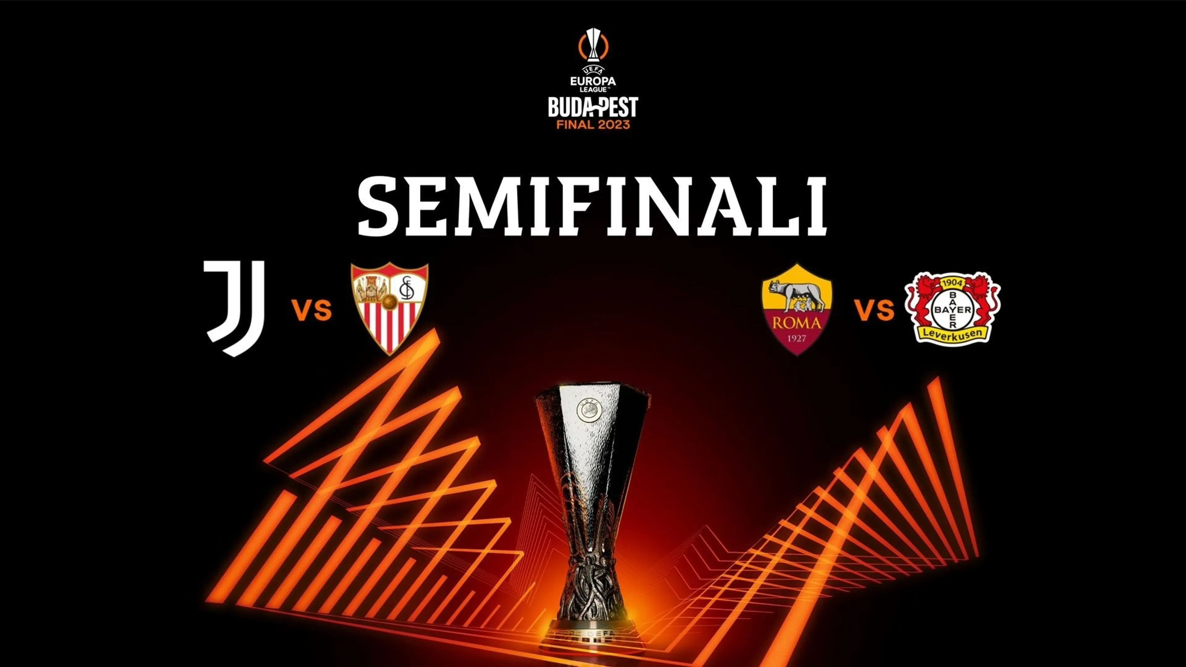 Copertina di Le semifinali di Europa League che vedono coinvolte Juve e Roma saranno visibili in chiaro