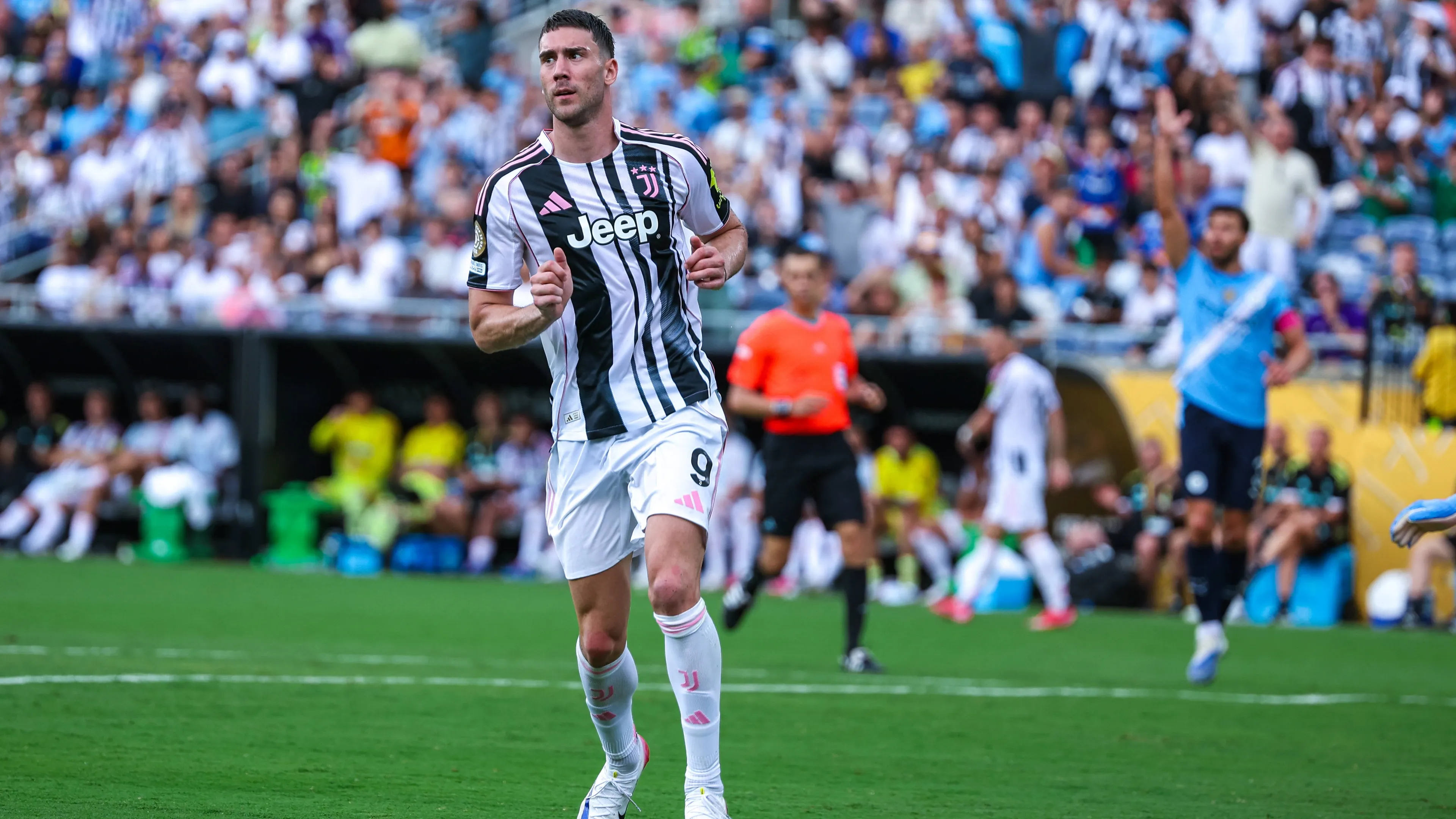 Dusan Vlahovic in maglia Juventus