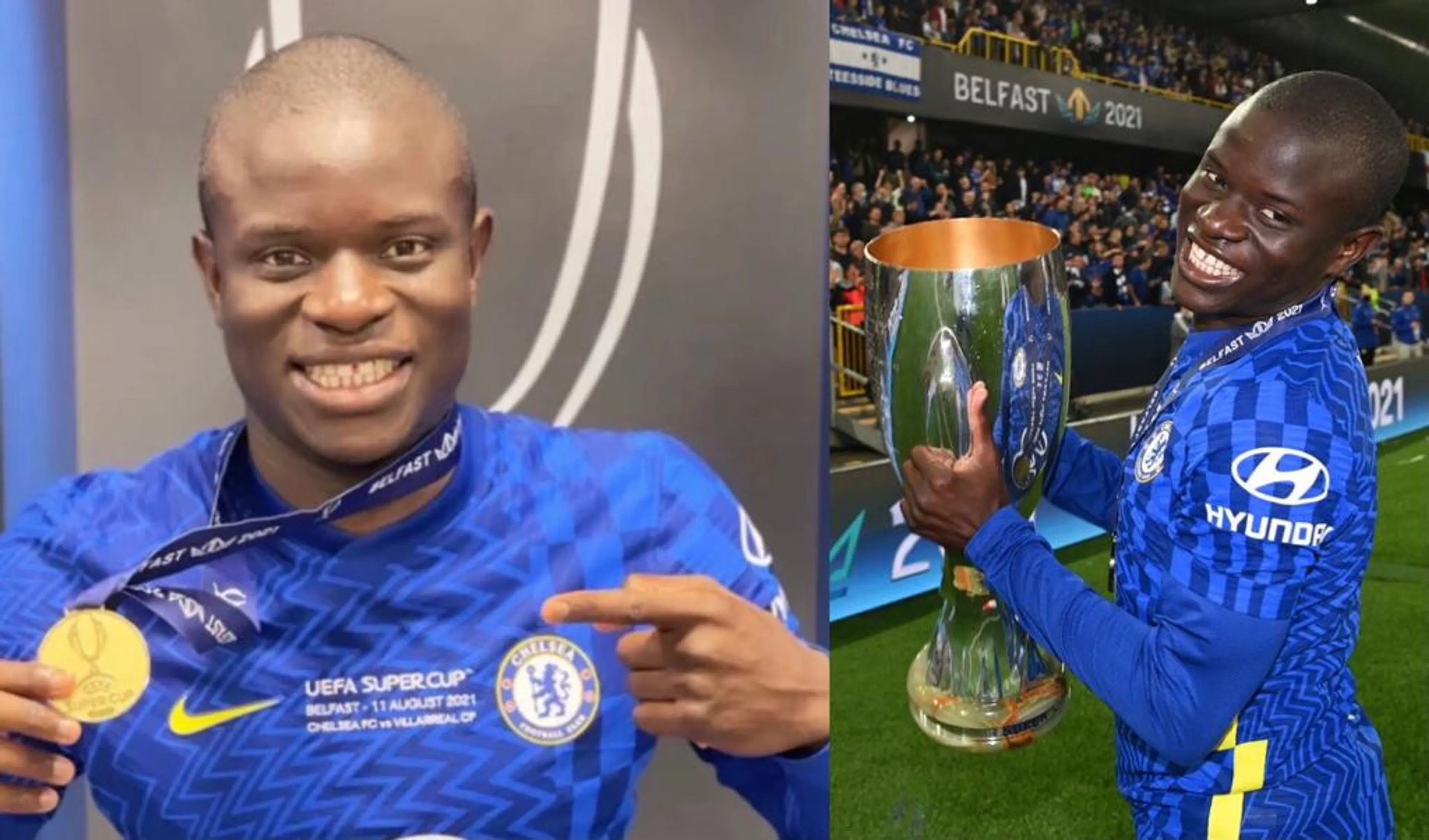 Copertina di Essere N’Golo Kante: tutti festeggiano la vittoria in Supercoppa mentre lui… (FOTO)