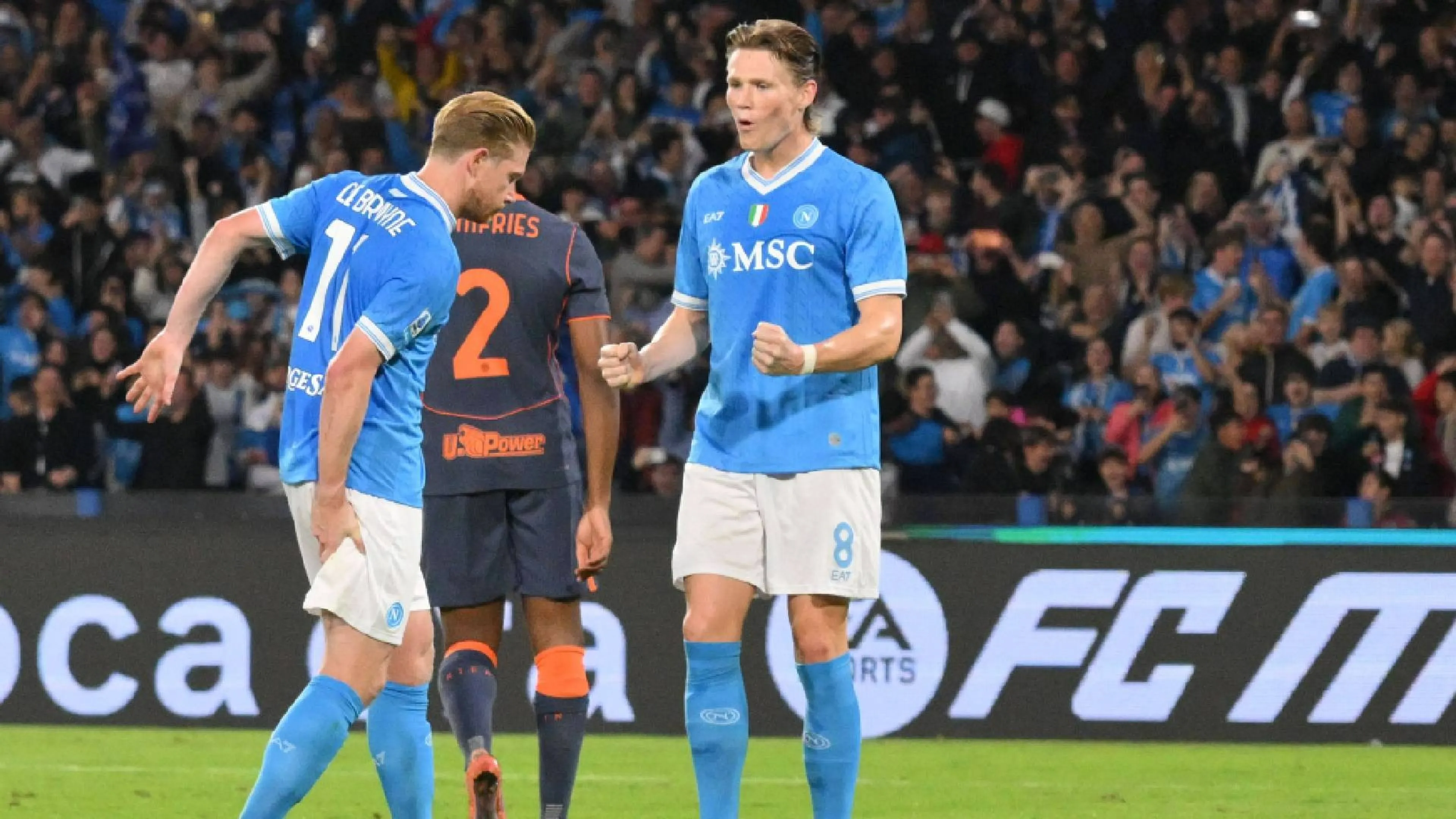 Kevin De Bruyne con la maglia del Napoli