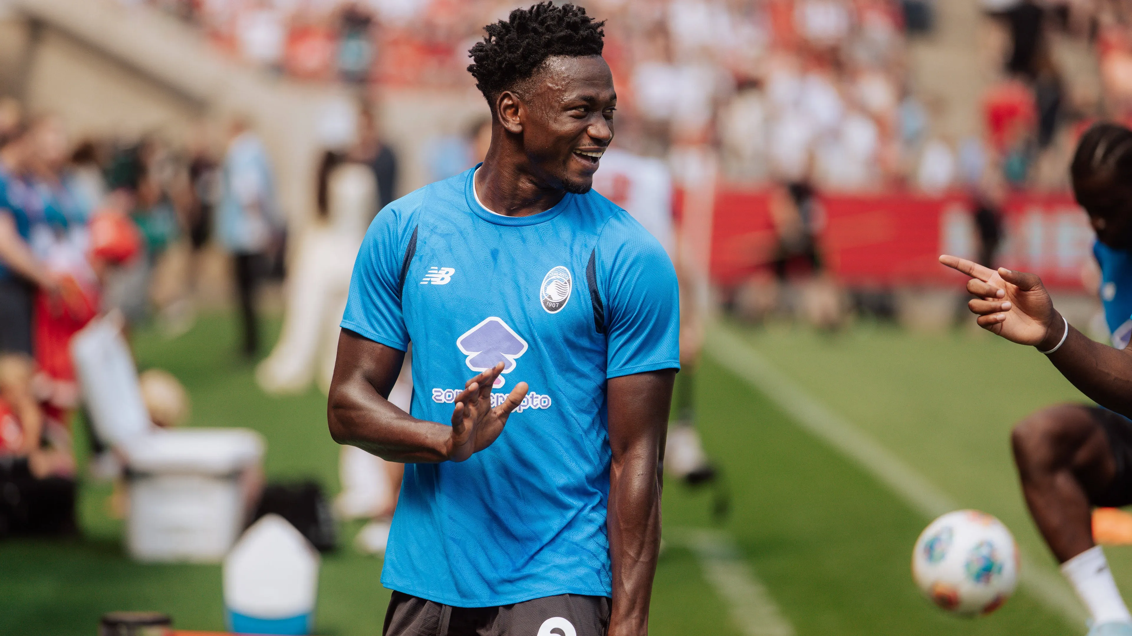 Ibrahim Sulemana in maglia Atalanta