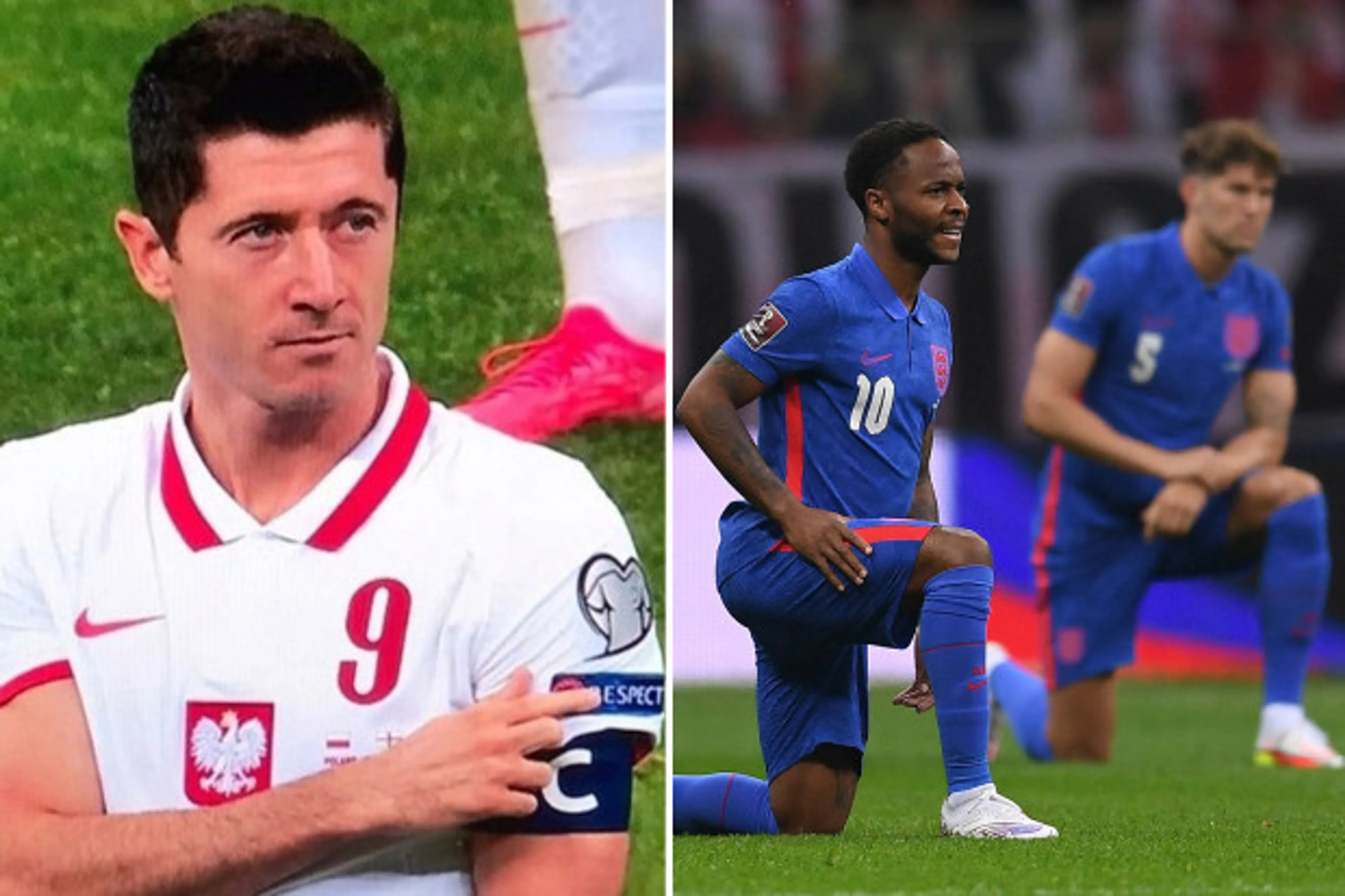 Copertina di Inghilterra in ginocchio contro il razzismo, tifosi polacchi fischiano: interviene Lewandowski