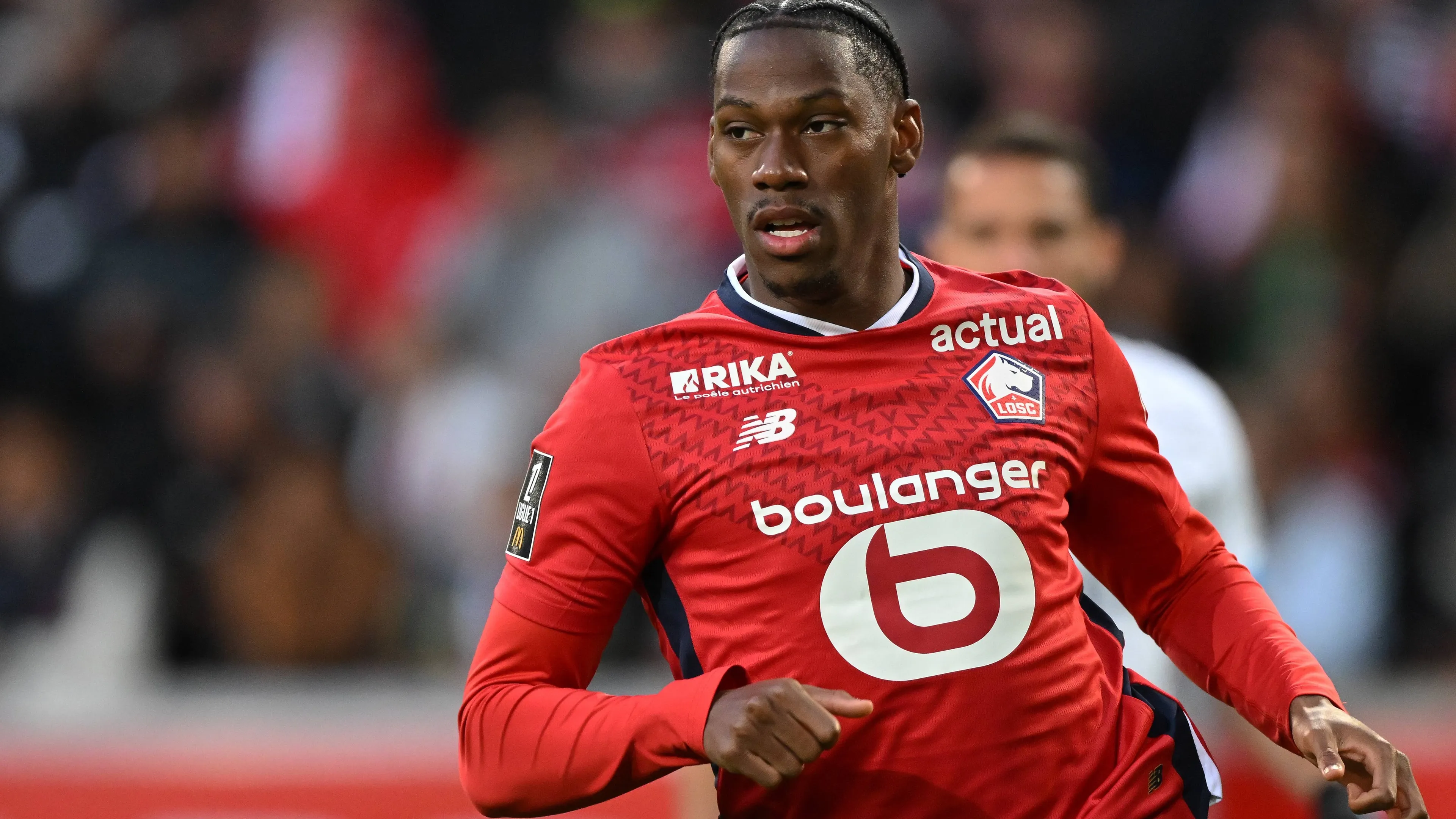 Copertina di LILLE Jonathan David of Lille OSC during the French Ligue 1 match between Lille OSC and Olympique Lyonnais at Pierre Mauroy Stadium on May 4 2025 in Lille France ANP Hollandse Hoogte Ligue 1 McDonald s 2024 25 xVIxANPxSportx xGerritxvanxKeulenxIVx 526470728 originalFilename 526470728 jpg