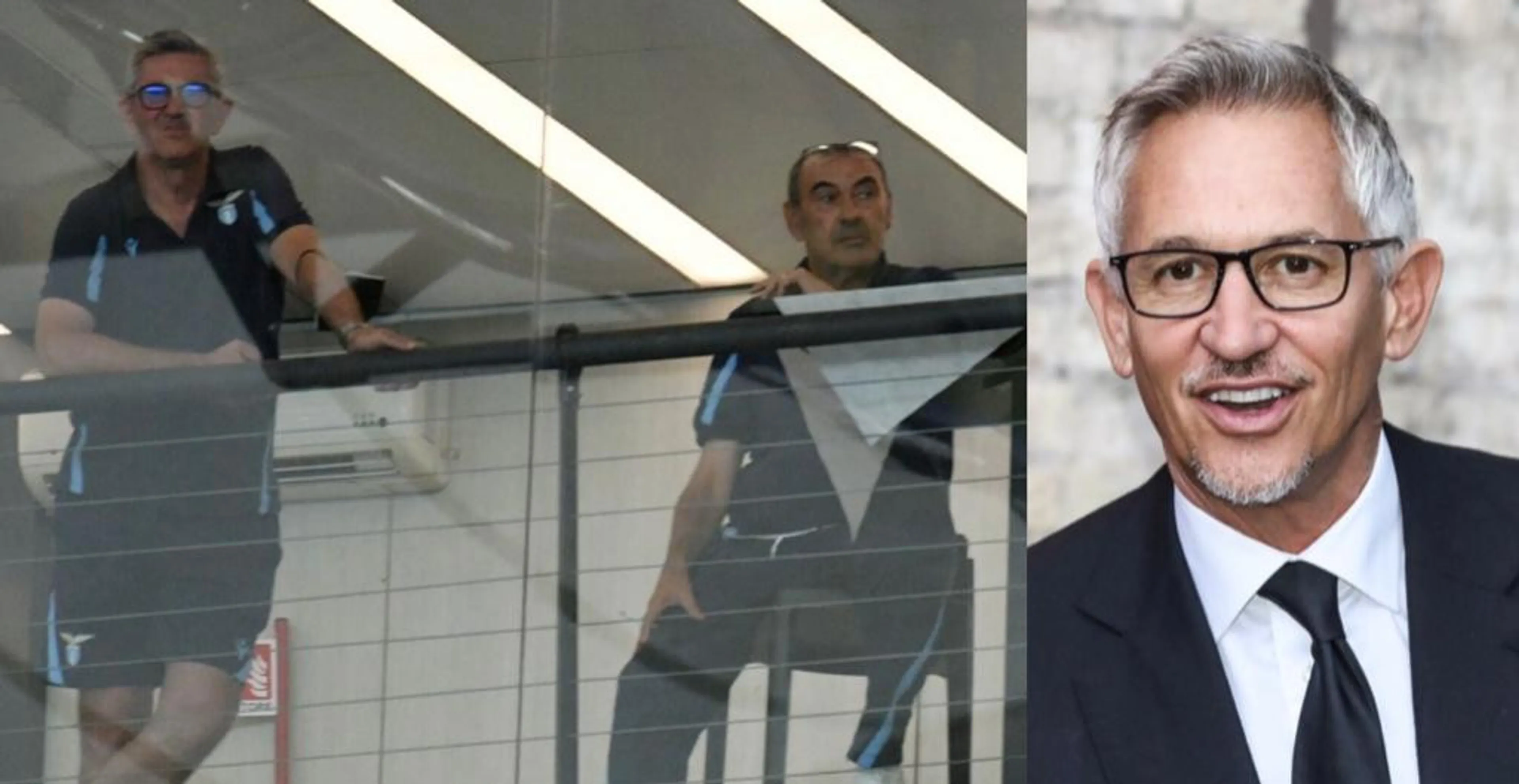 Copertina di Lineker scambiato per assistente di Sarri. Lui se la ride: “Non sono io”