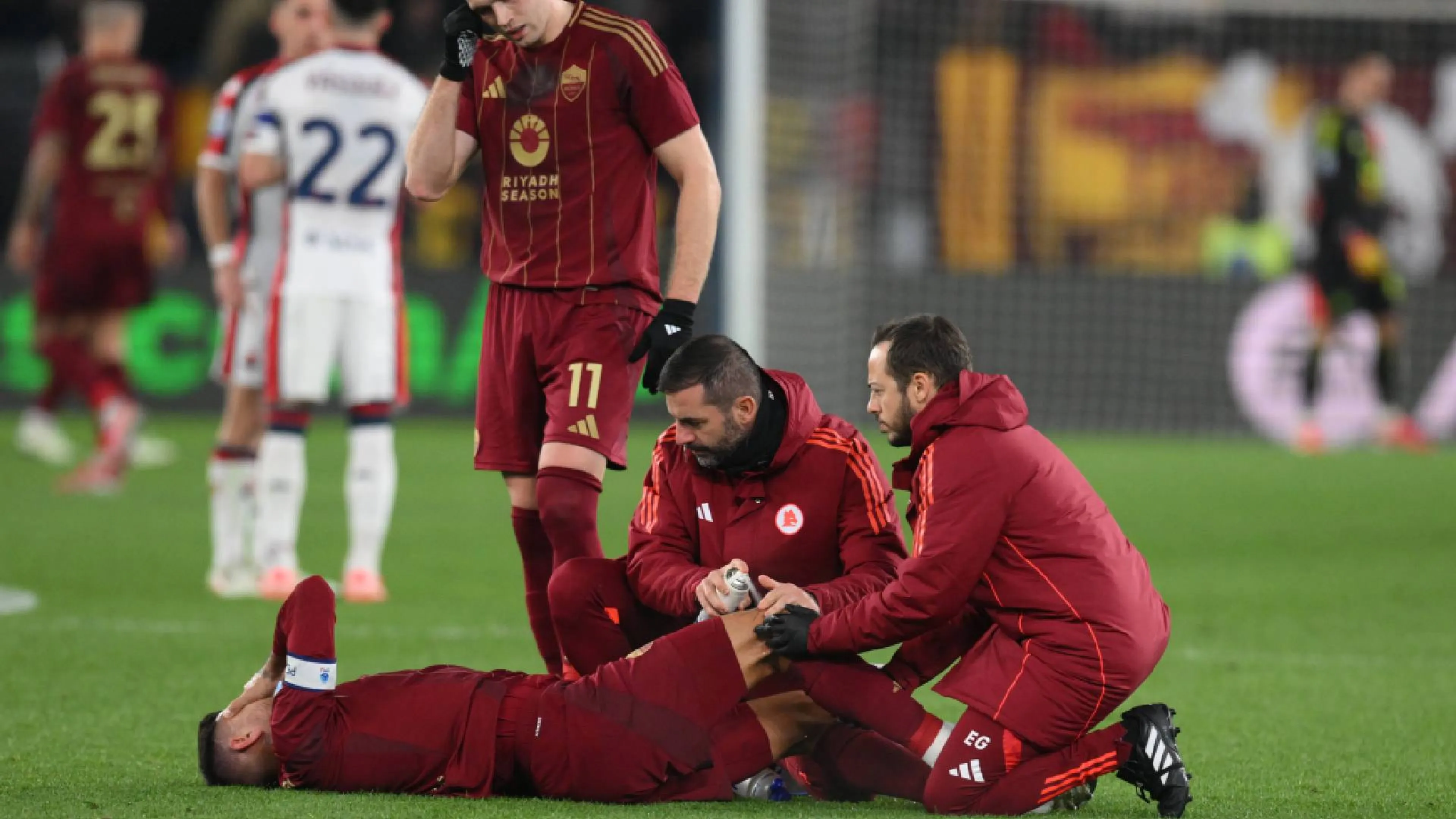 Copertina di Roma, quando torna Pellegrini? Infortunio al ginocchio per il capitano giallorosso