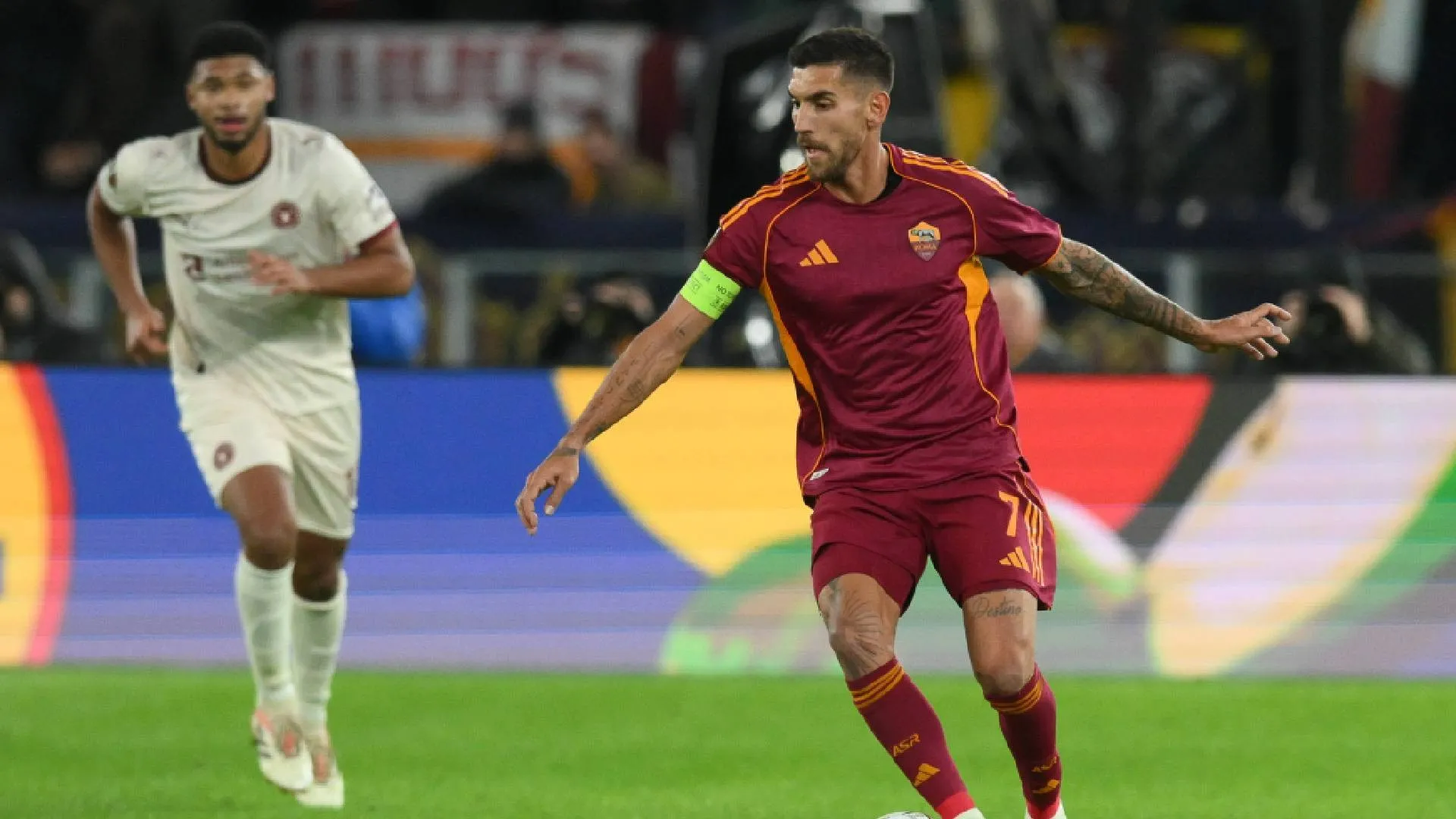 Lorenzo Pellegrini in azione