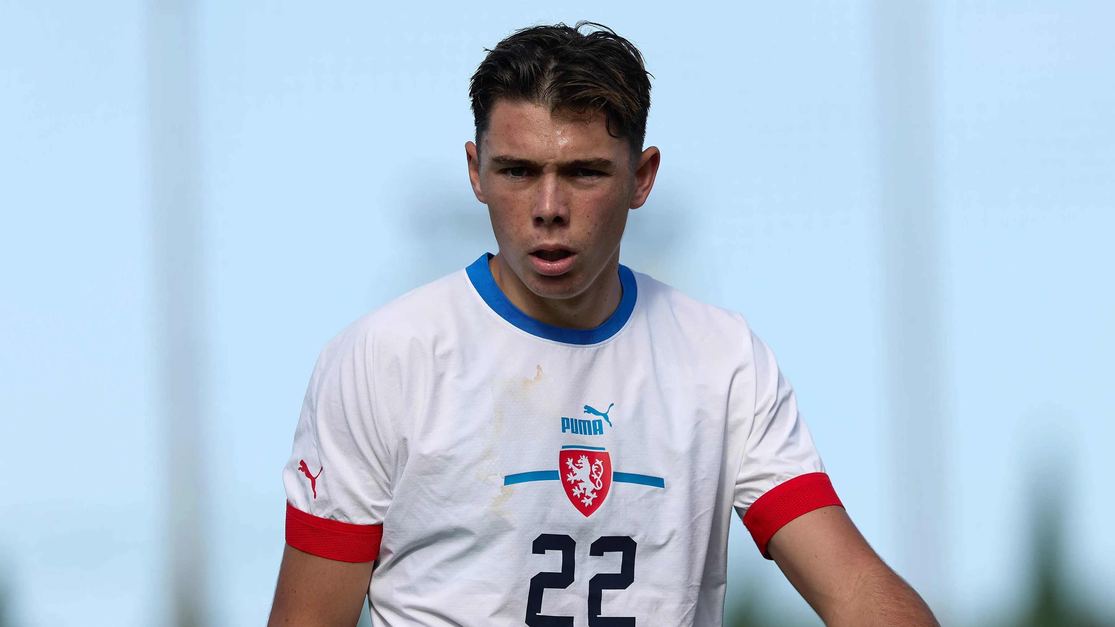 Louis Buffon con la maglia della Repubblica Ceca