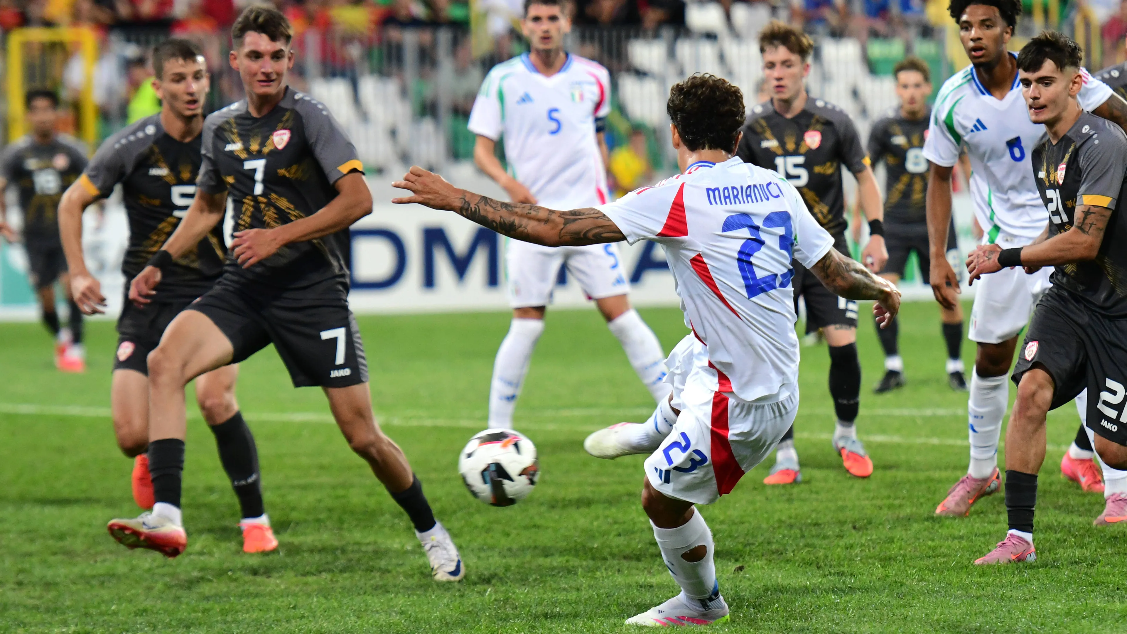 Under 21, Marianucci eroe in Macedonia: Azzurrini vincenti in dieci uomini