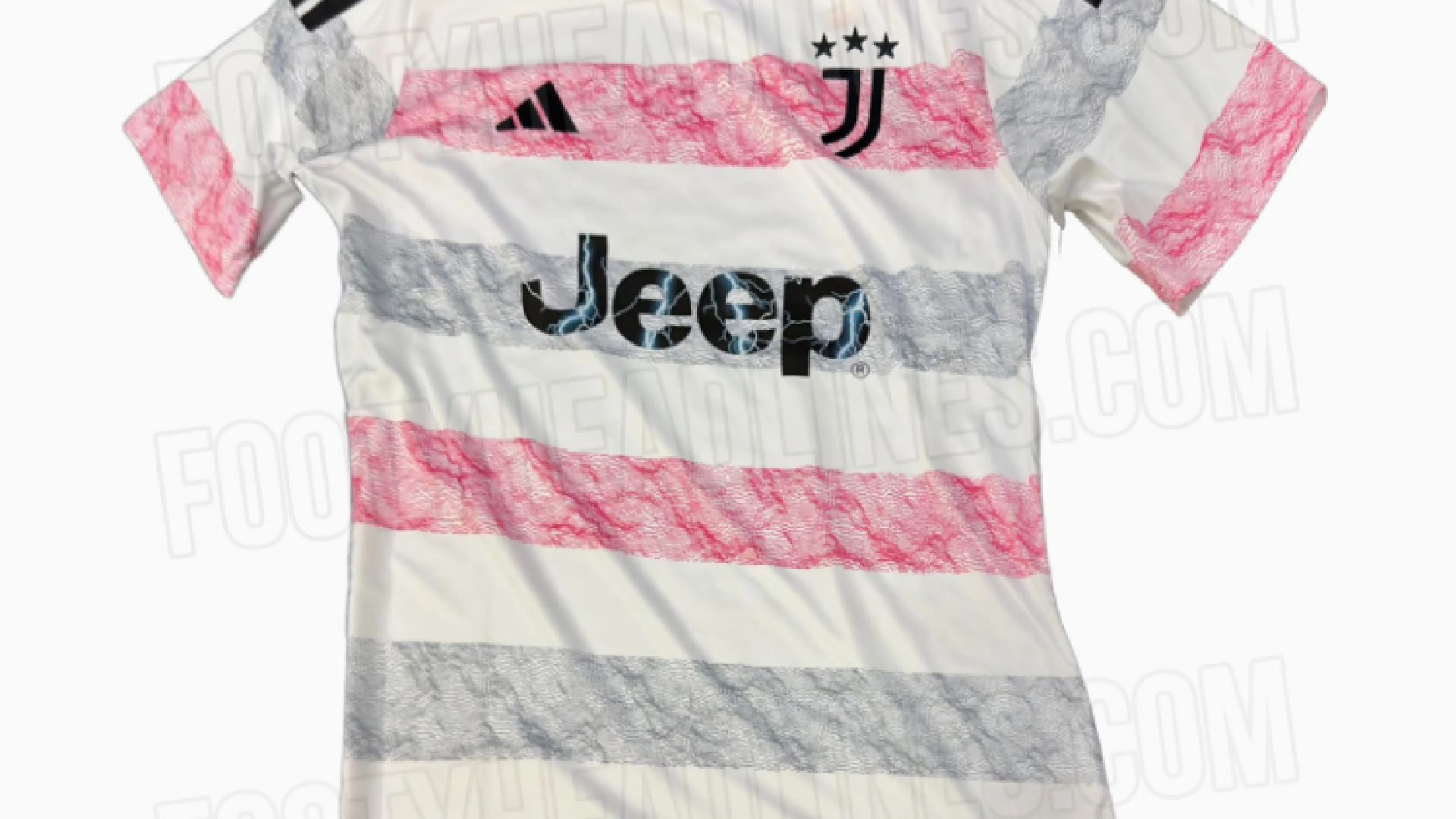 Spuntano le immagini della seconda maglia della Juventus: richiama il Monte Rosa