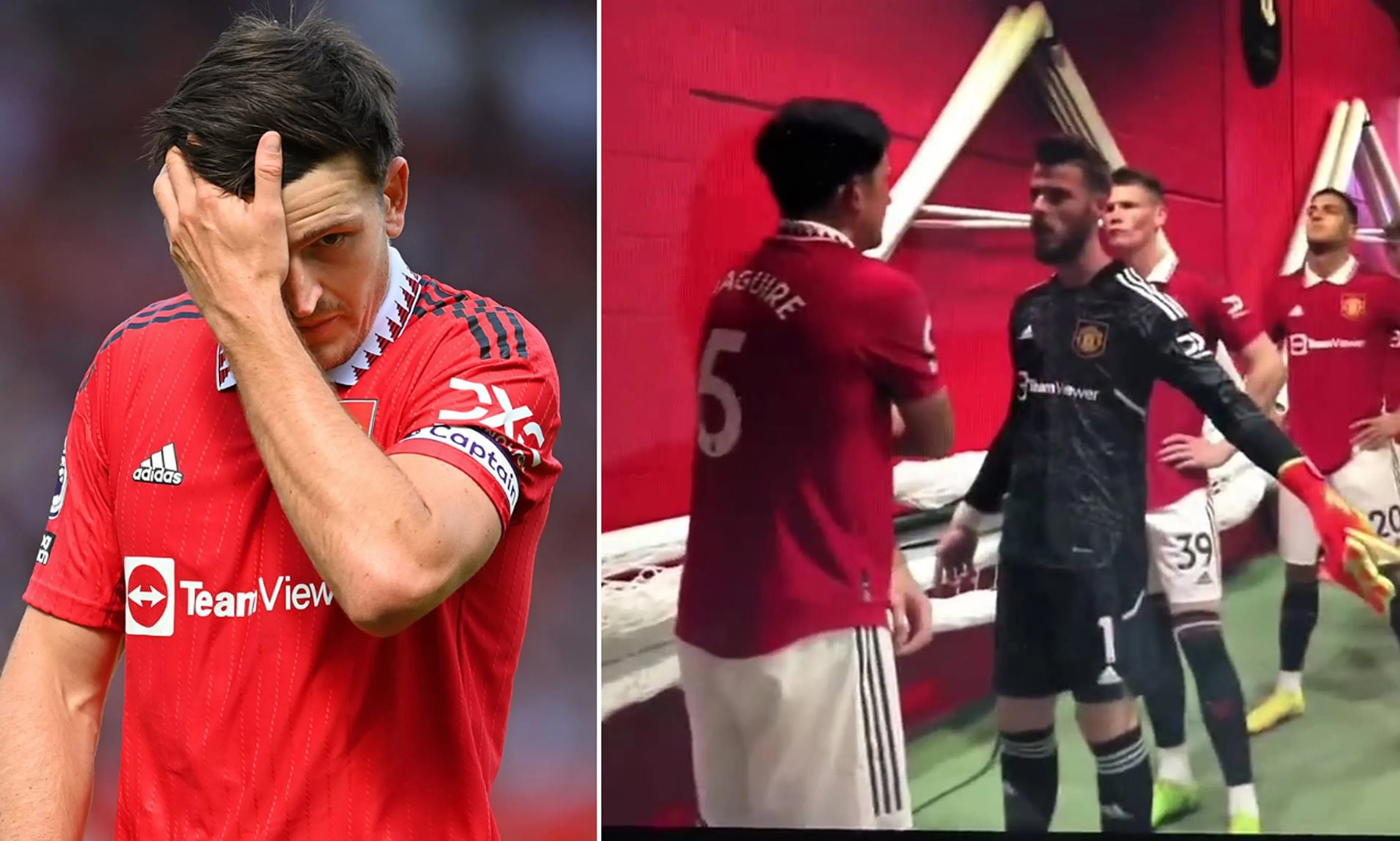 Copertina di Maguire, nuova stagione e primo pasticcio: nel tunnel sbaglia tutto, interviene De Gea (VIDEO)