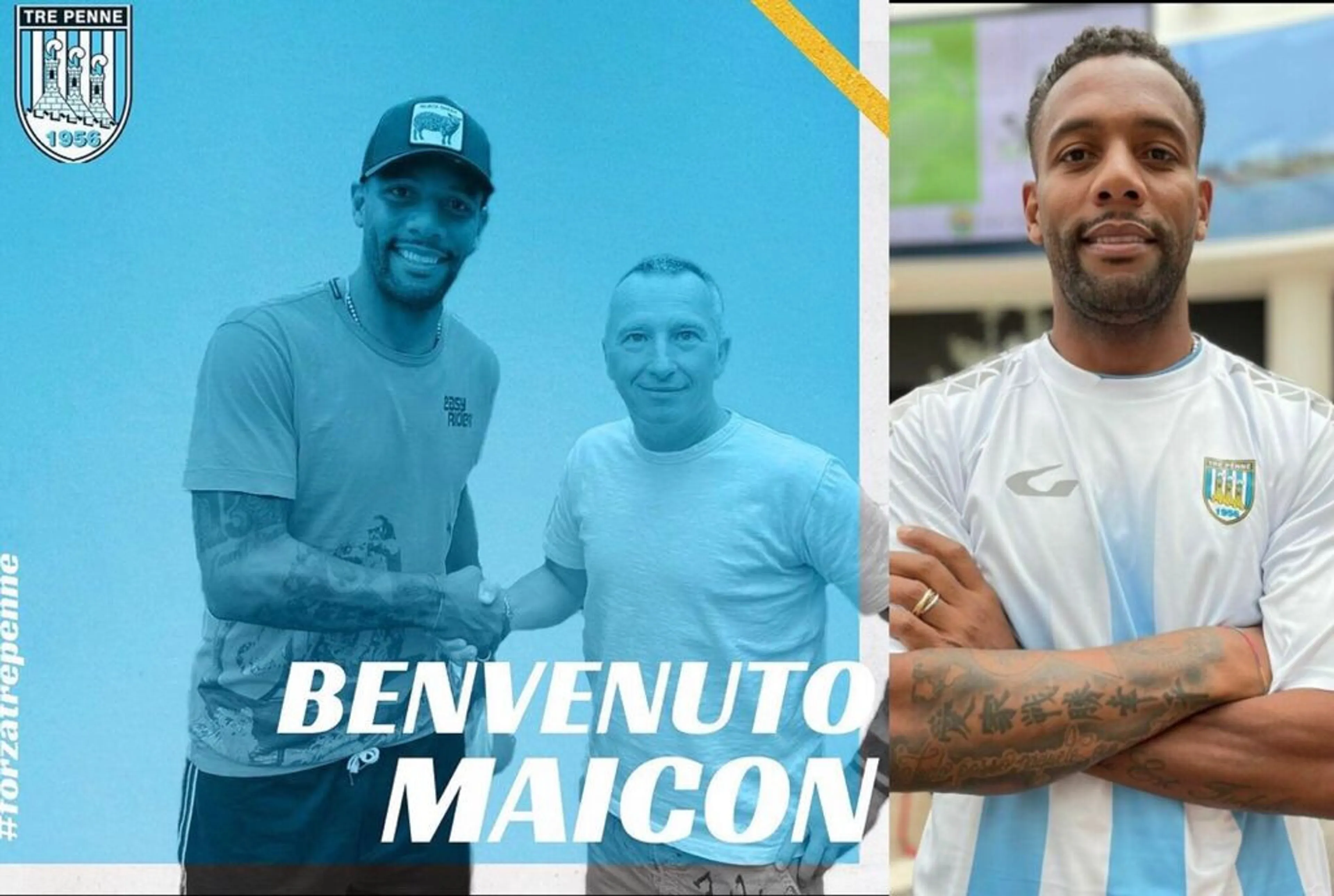Copertina di Un “tripletista” a San Marino: Maicon firma con il Tre Penne