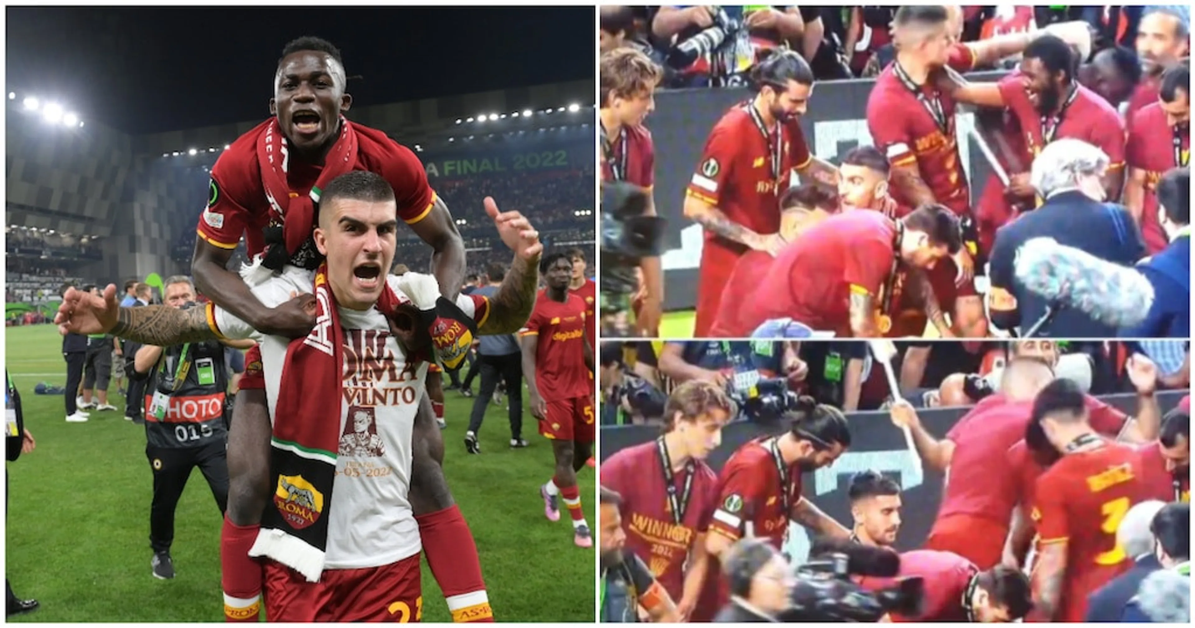 Copertina di Mancini ma che fai? Schiaffi e pugni ai compagni dopo la finale: immagini virali sui social (VIDEO)