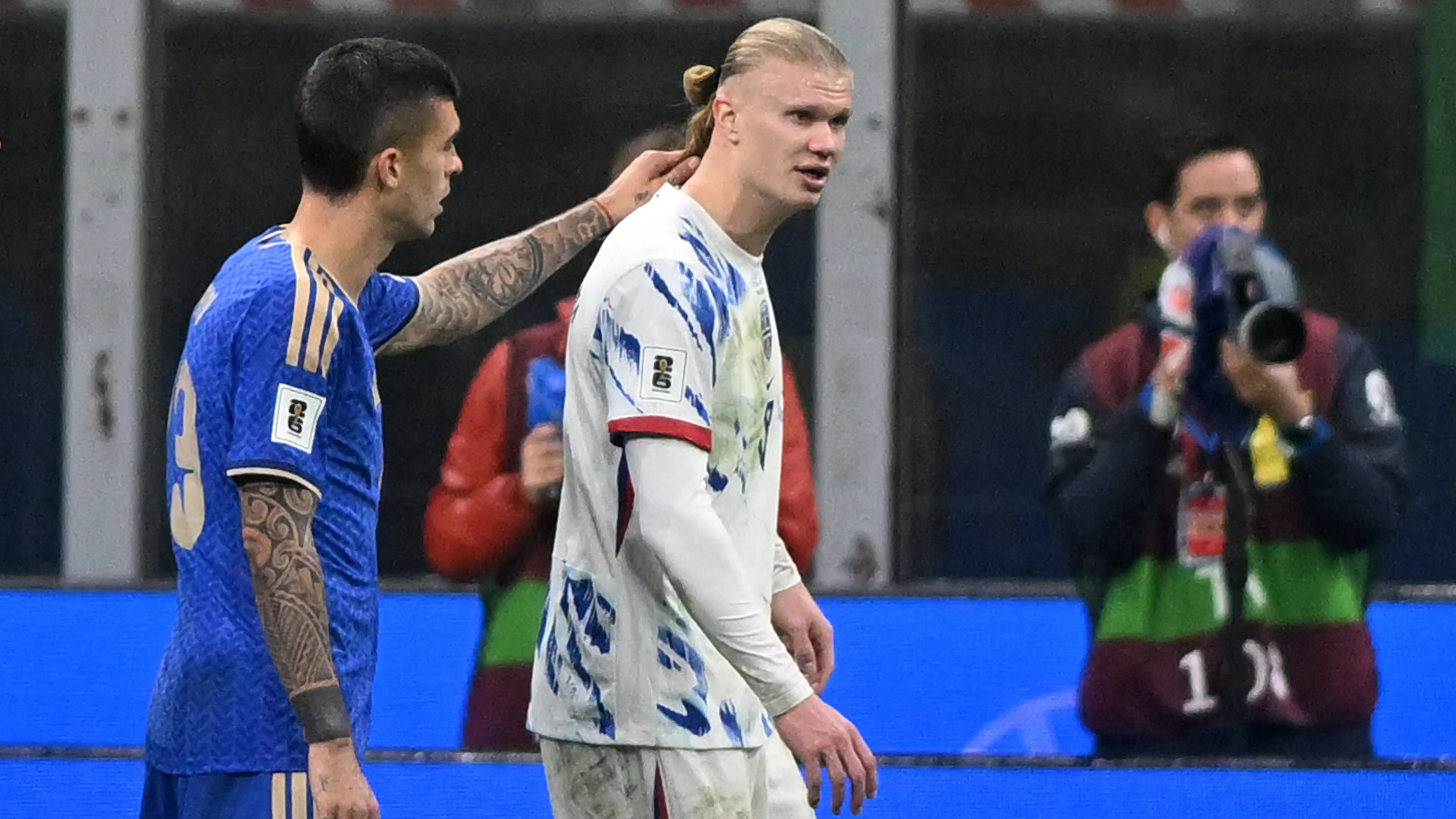 mancini provoca haaland