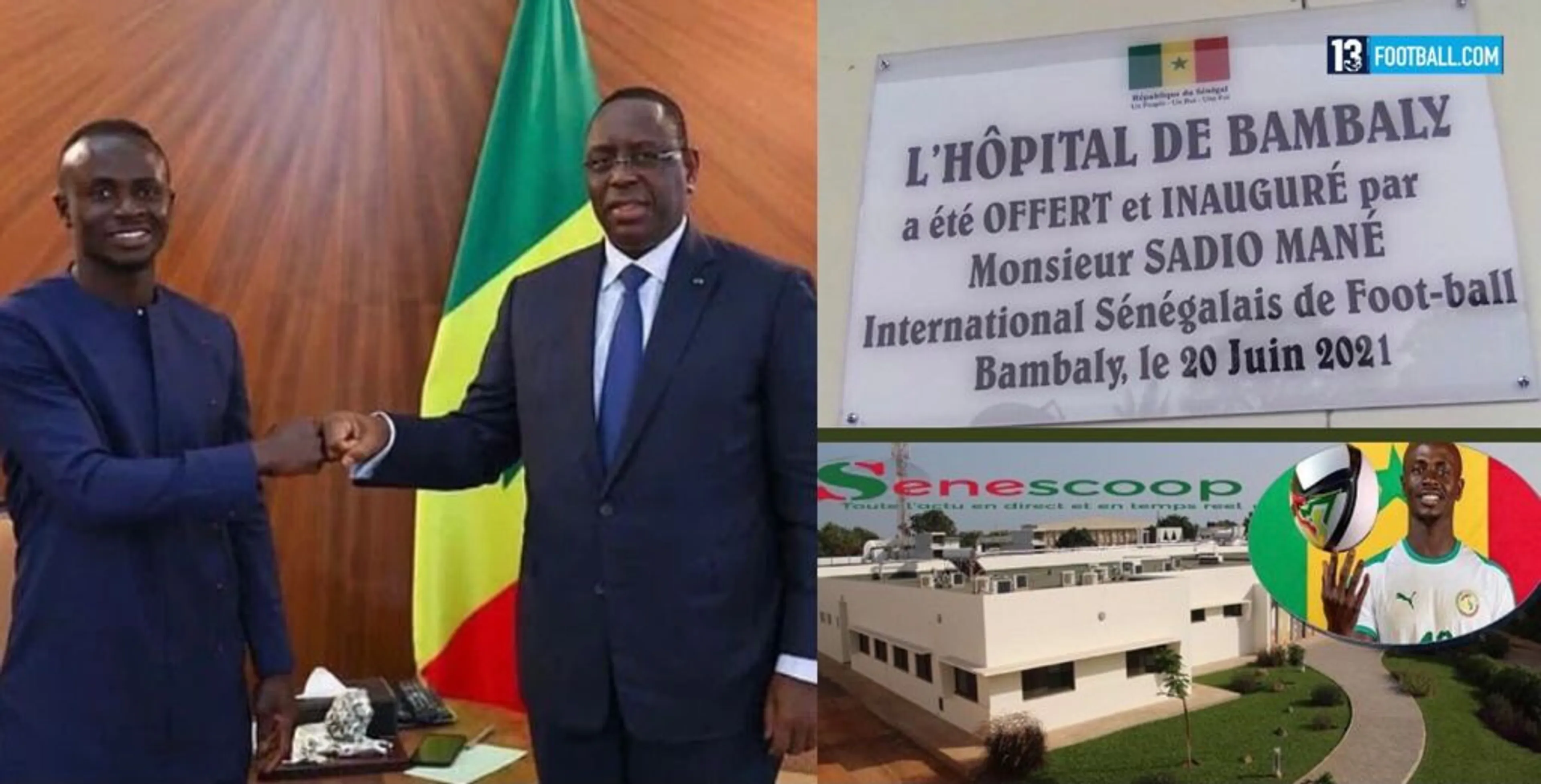 Copertina di Mane inaugura ospedale in Senegal costruito grazie alle sue donazioni