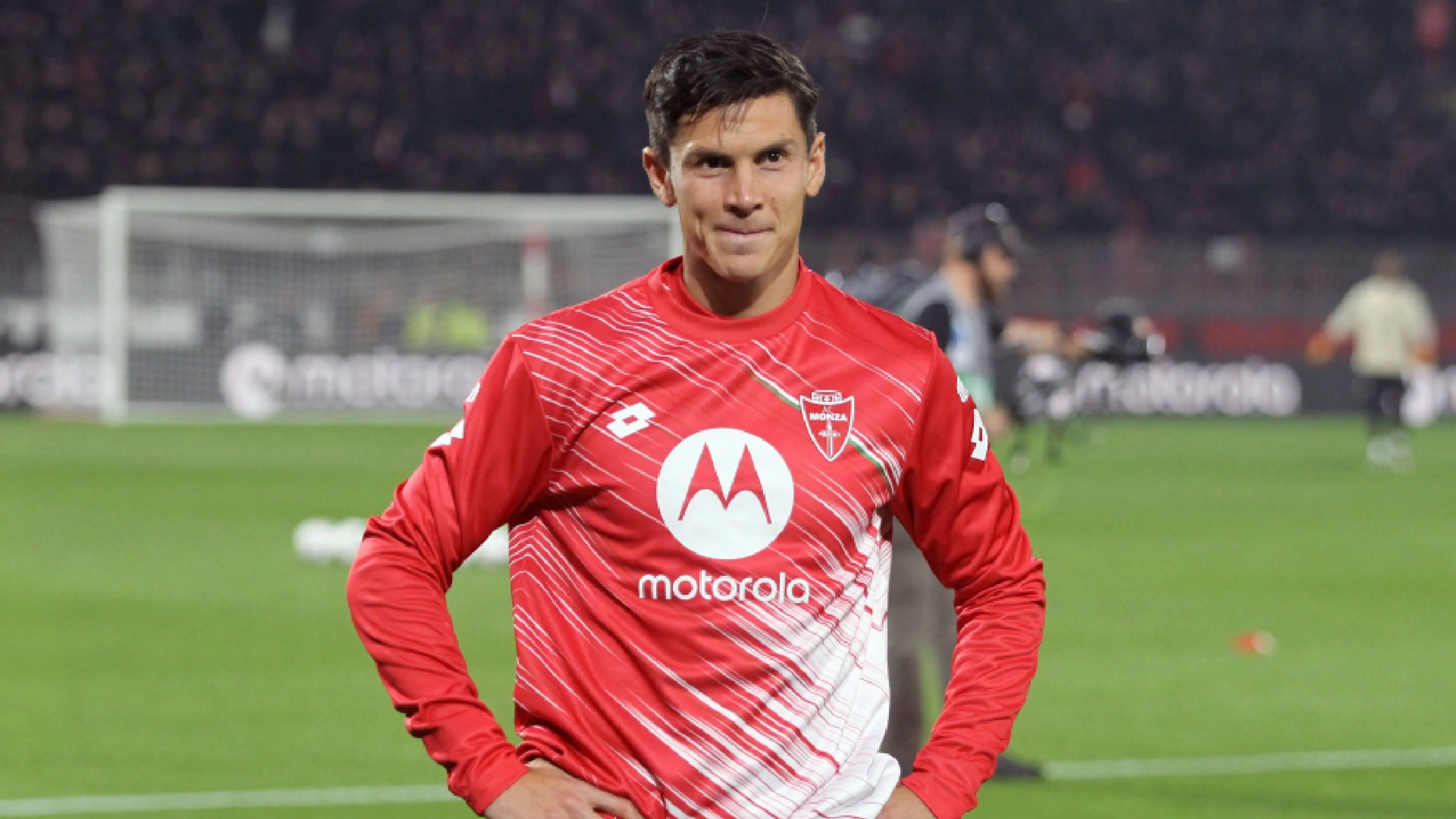 matteo-pessina-capitano-monza-riscaldamento