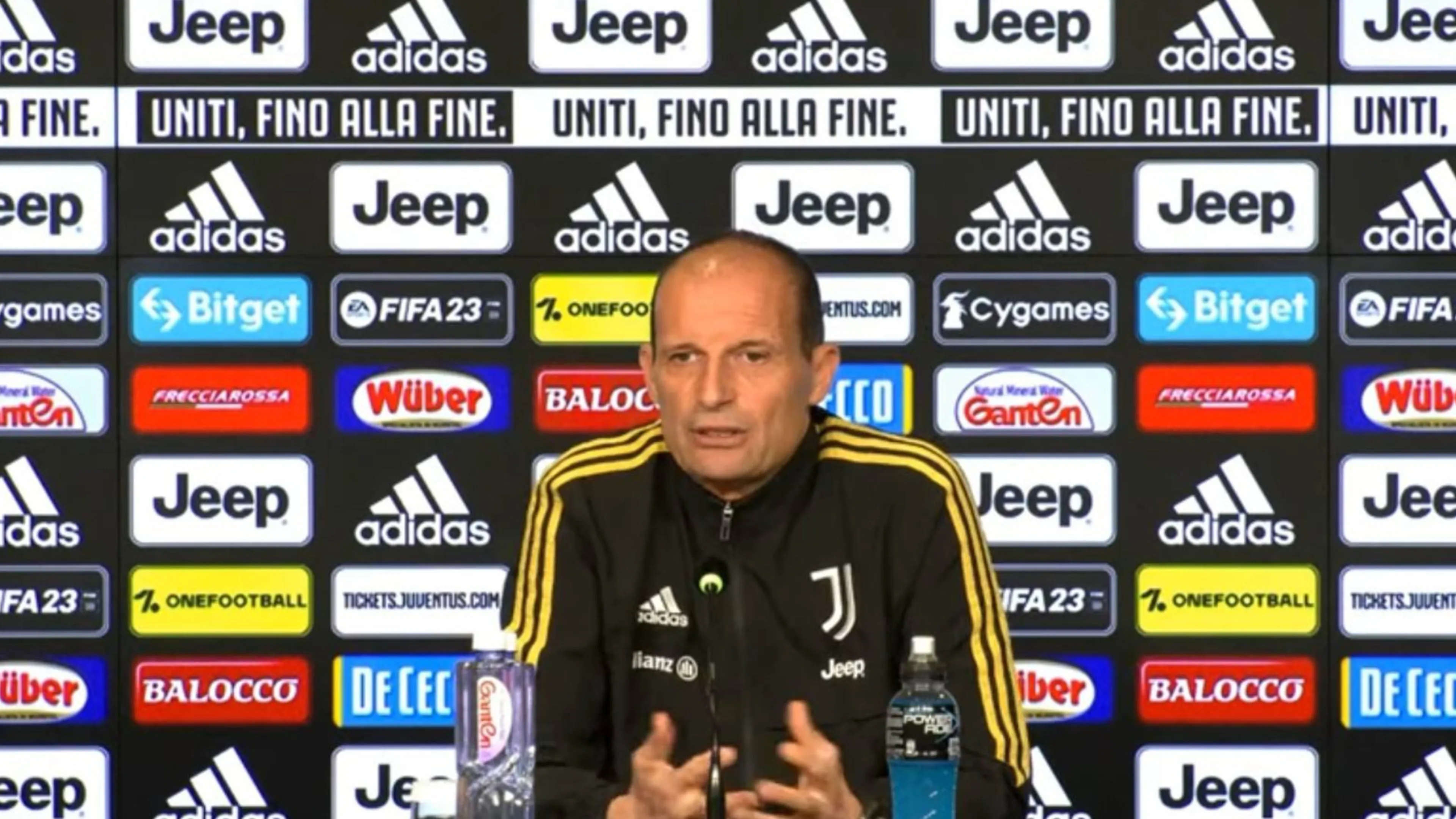 Copertina di Juventus, Allegri: “Quarto posto? Sarebbe come vincere tre Scudetti” (VIDEO)