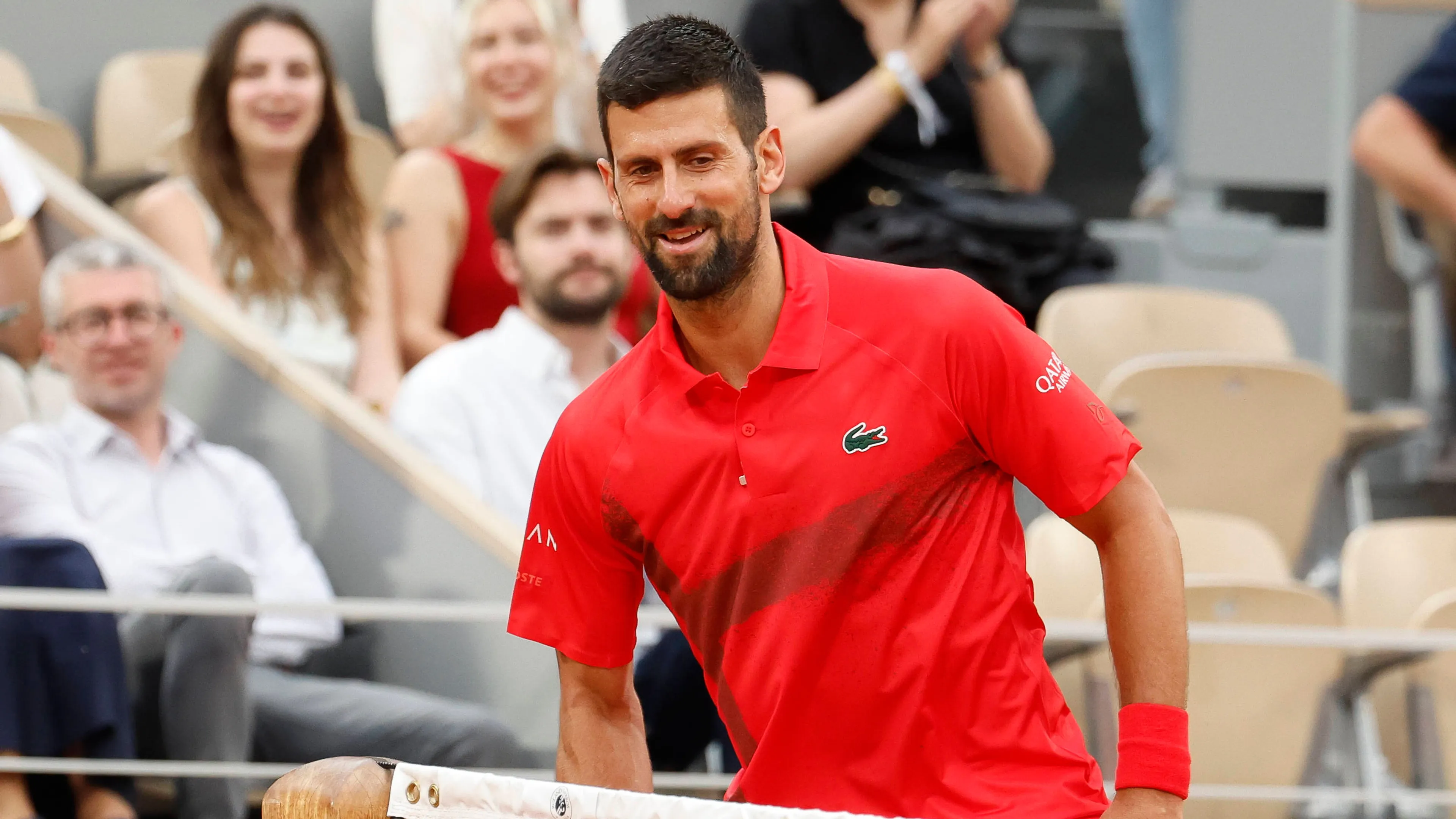 Copertina di May 31 2025 Paris Paris France Novak Djokovic SRB in action during the tennis Grand Slam of Roland Garros 2025 match between Filip Misolic AUT and Novak Djokovic SRB at Roland Garros Stadium on May 30 2025 Paris France Paris France ZUMAb253 20250531 zsp b253 027 Copyright xLoicxBaratouxx