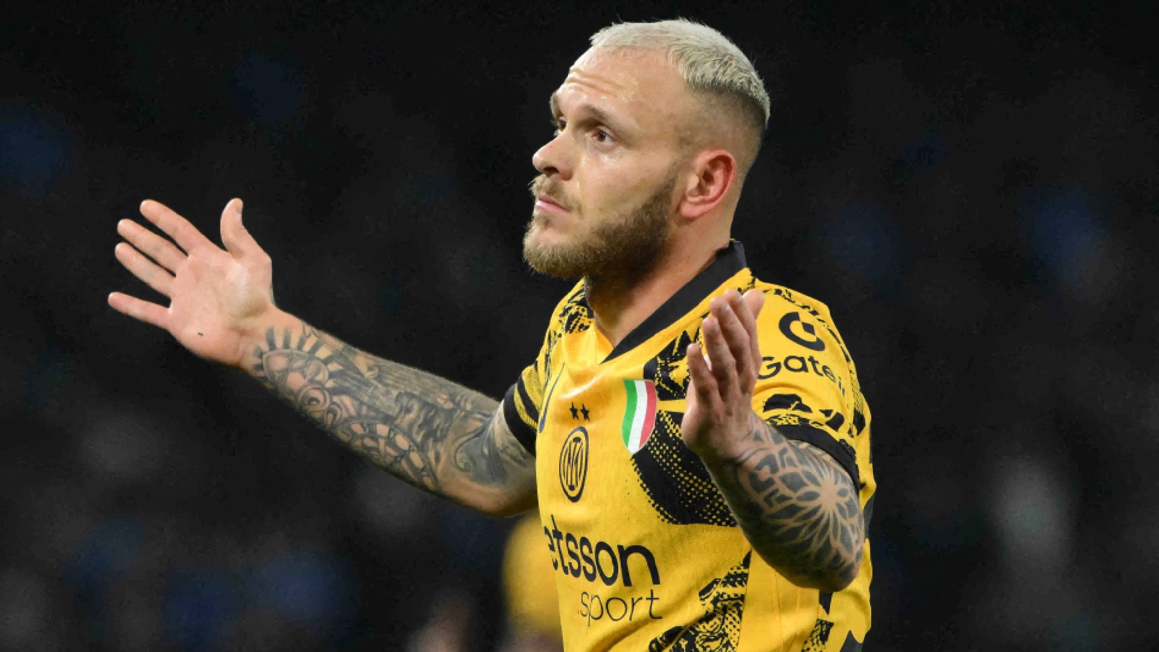 Copertina di Napoli-Inter, Dimarco: "Il gol? Avrei voluto festeggiarlo con una vittoria". Poi parla del suo infortunio