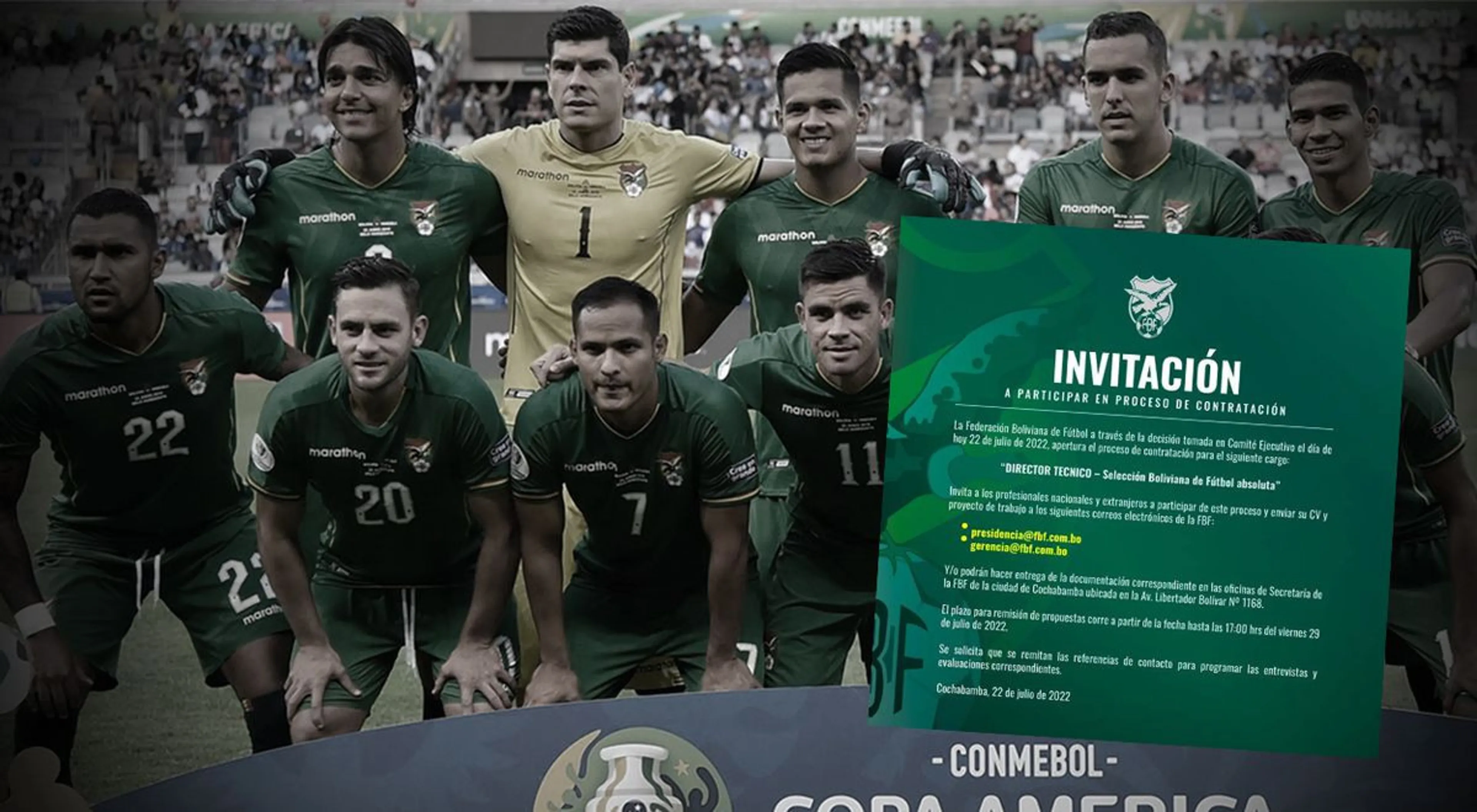 Copertina di La Bolivia cerca il nuovo ct…su Facebook: chi è interessato può mandare il cv