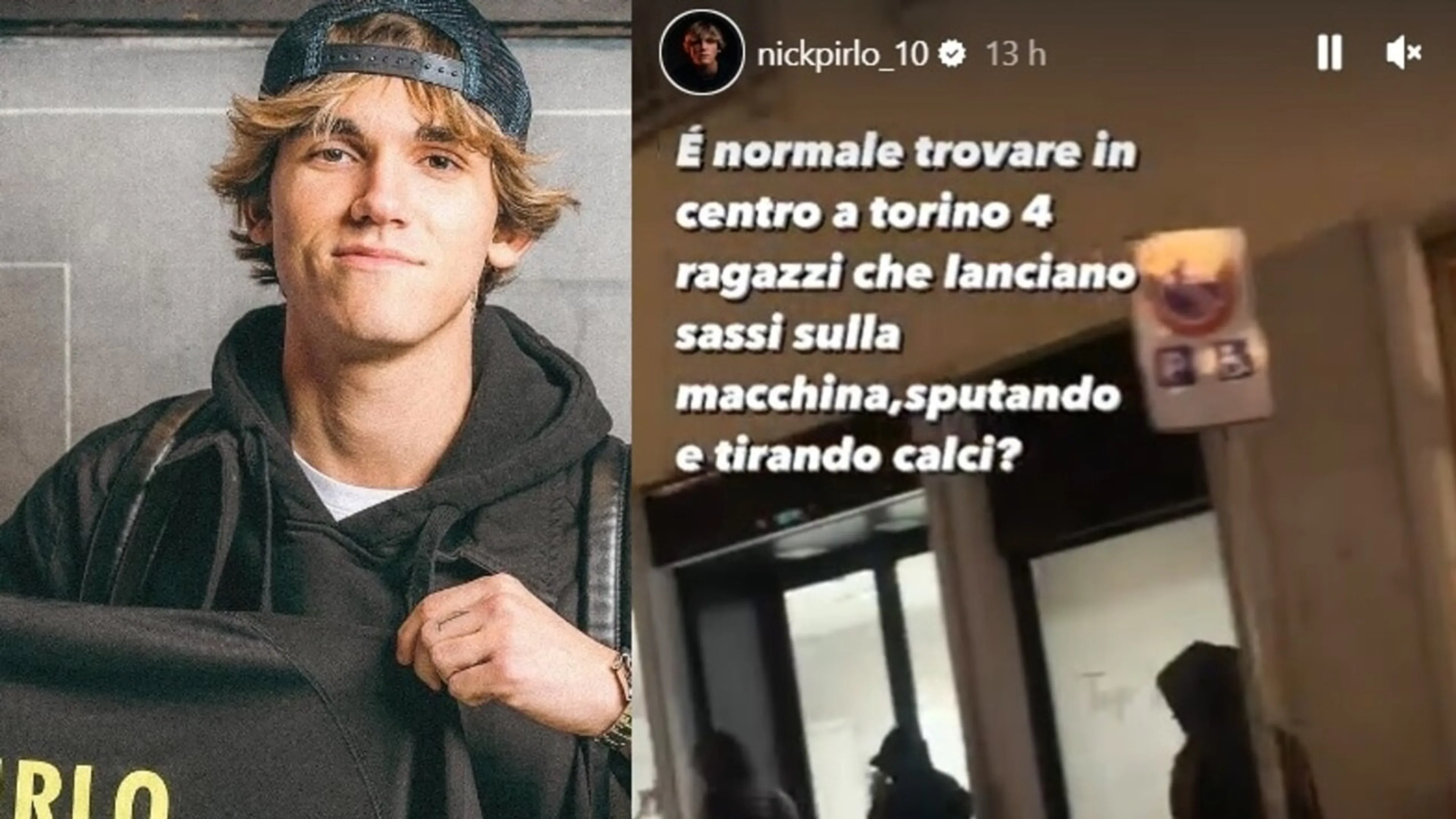 Copertina di Nicolò Pirlo aggredito in auto a Torino: “Calci, sputi e sassi sulla macchina” (VIDEO)