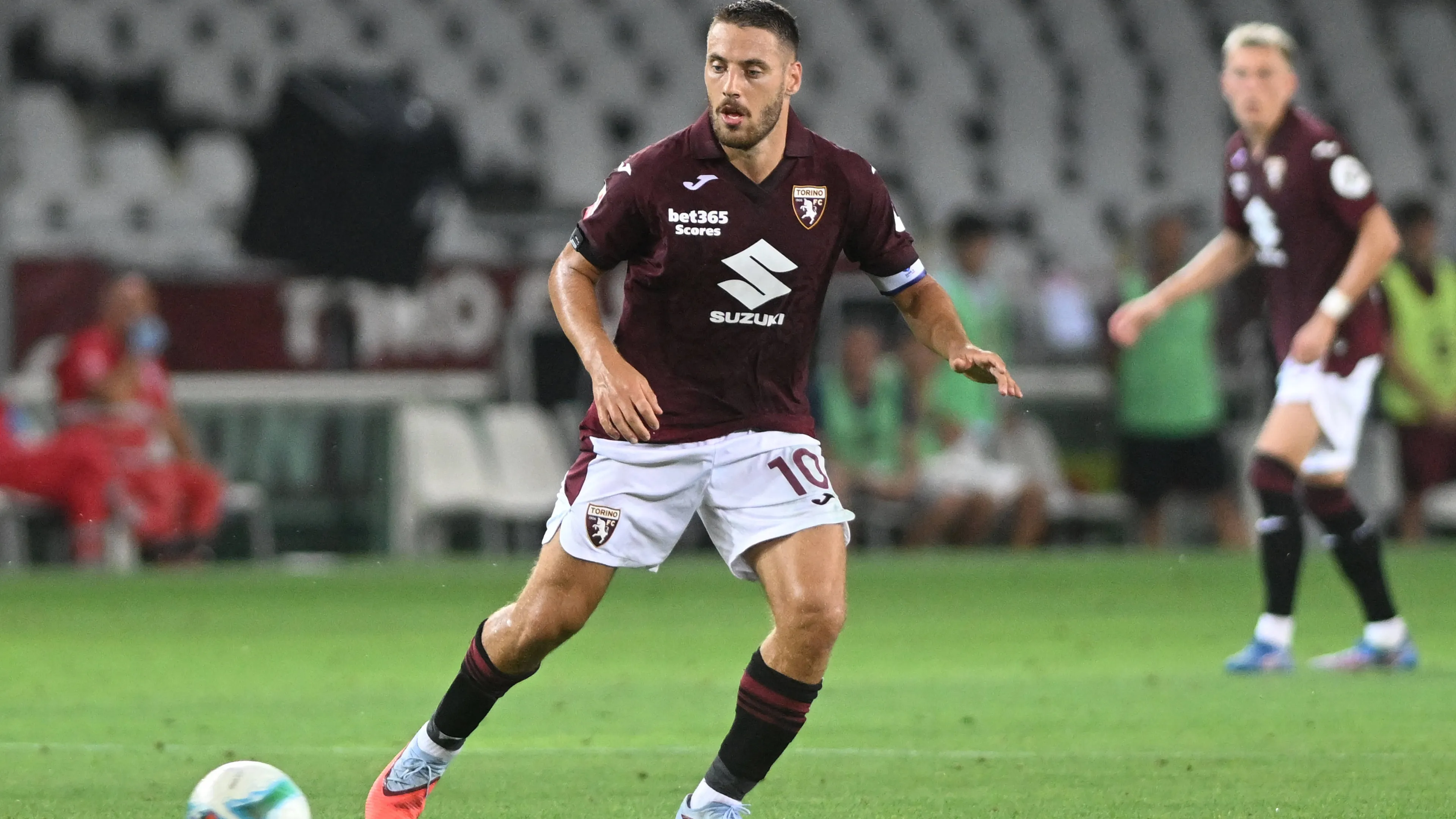Vlasic nel prepartita di Inter-Torino 